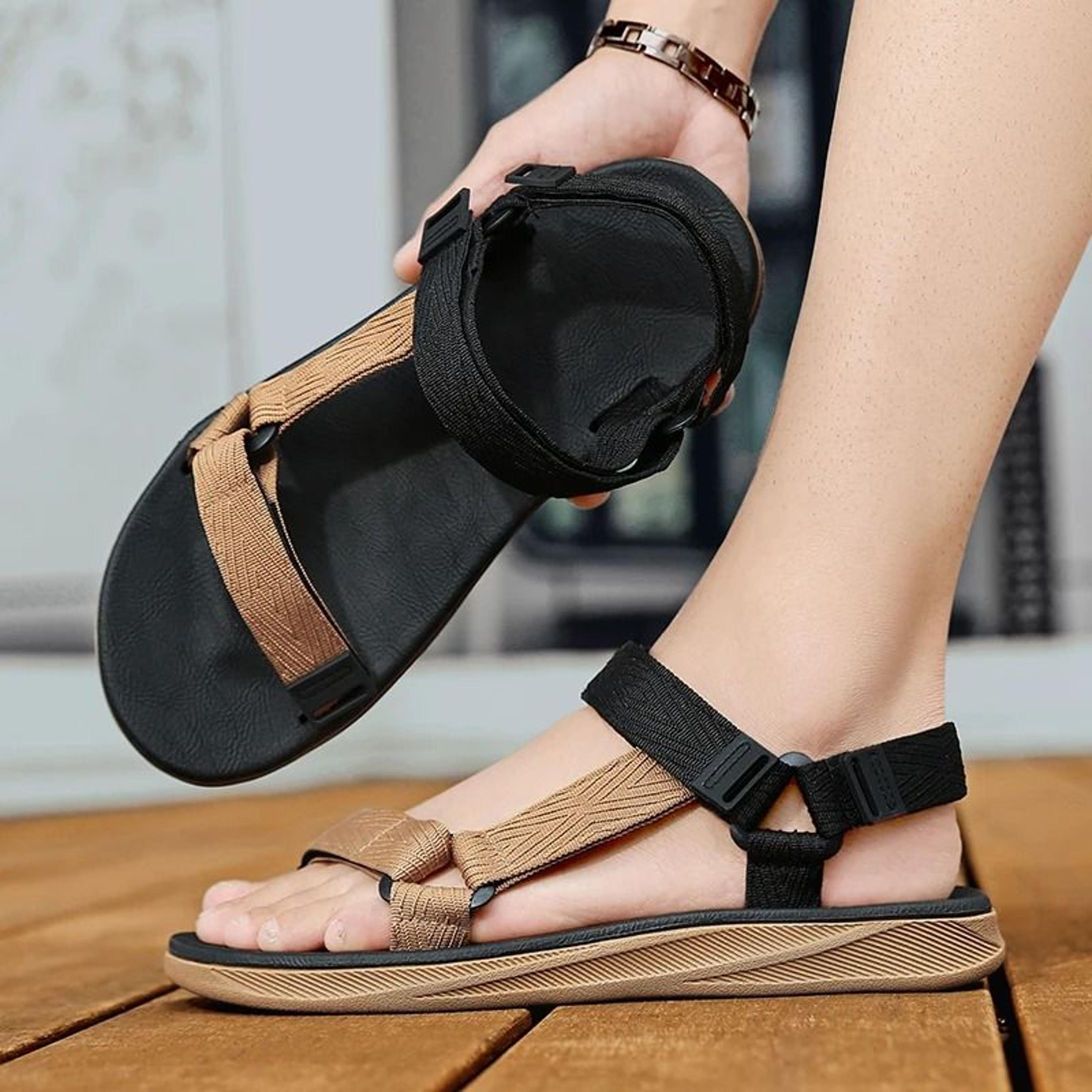 Mens Outdoor Gladiator Sandals With Arch Support And Yoga Mat Insole 5