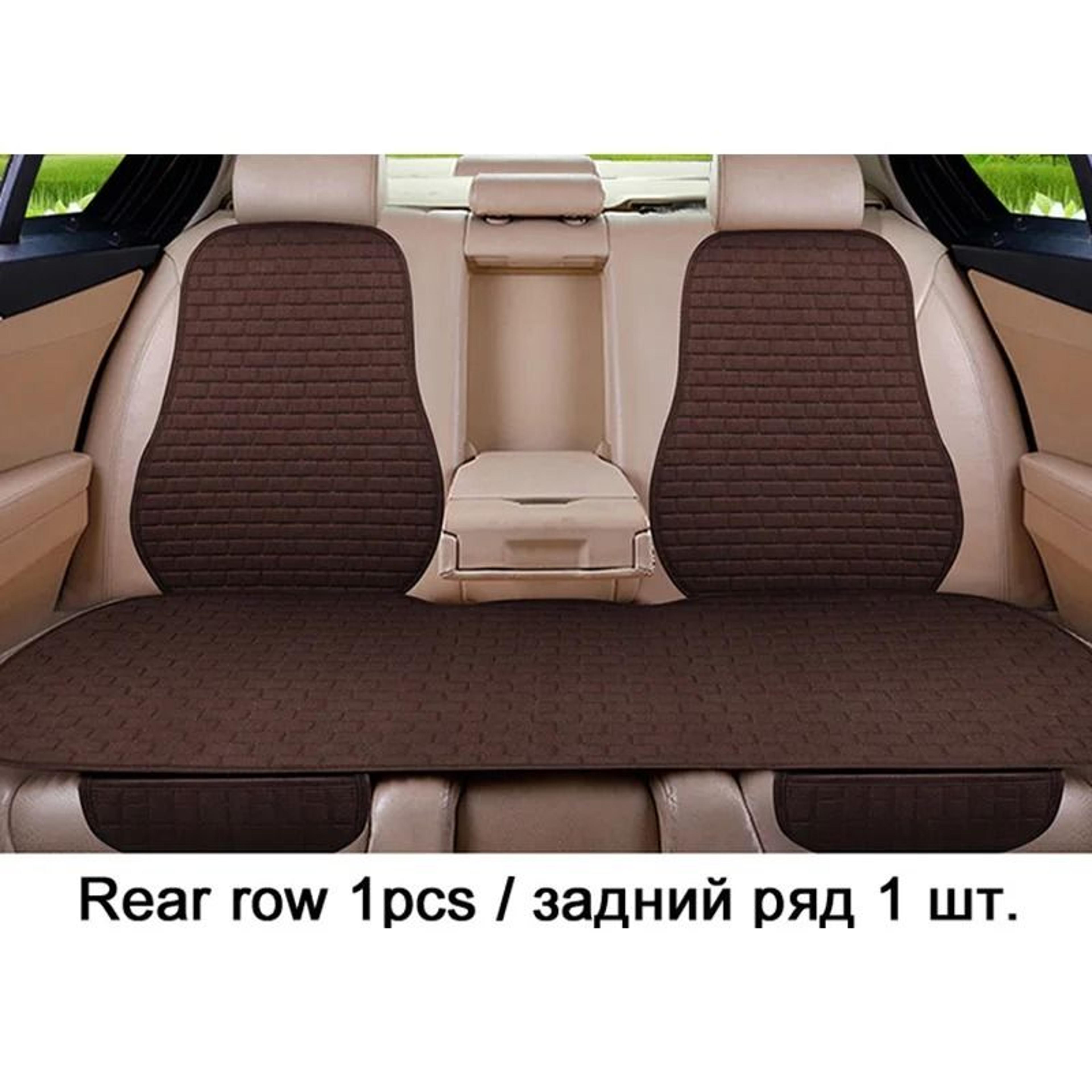 Flax Car Seat Cushion Pad  Breathable Auto Seat Protector For Front Or Rear Seats 12