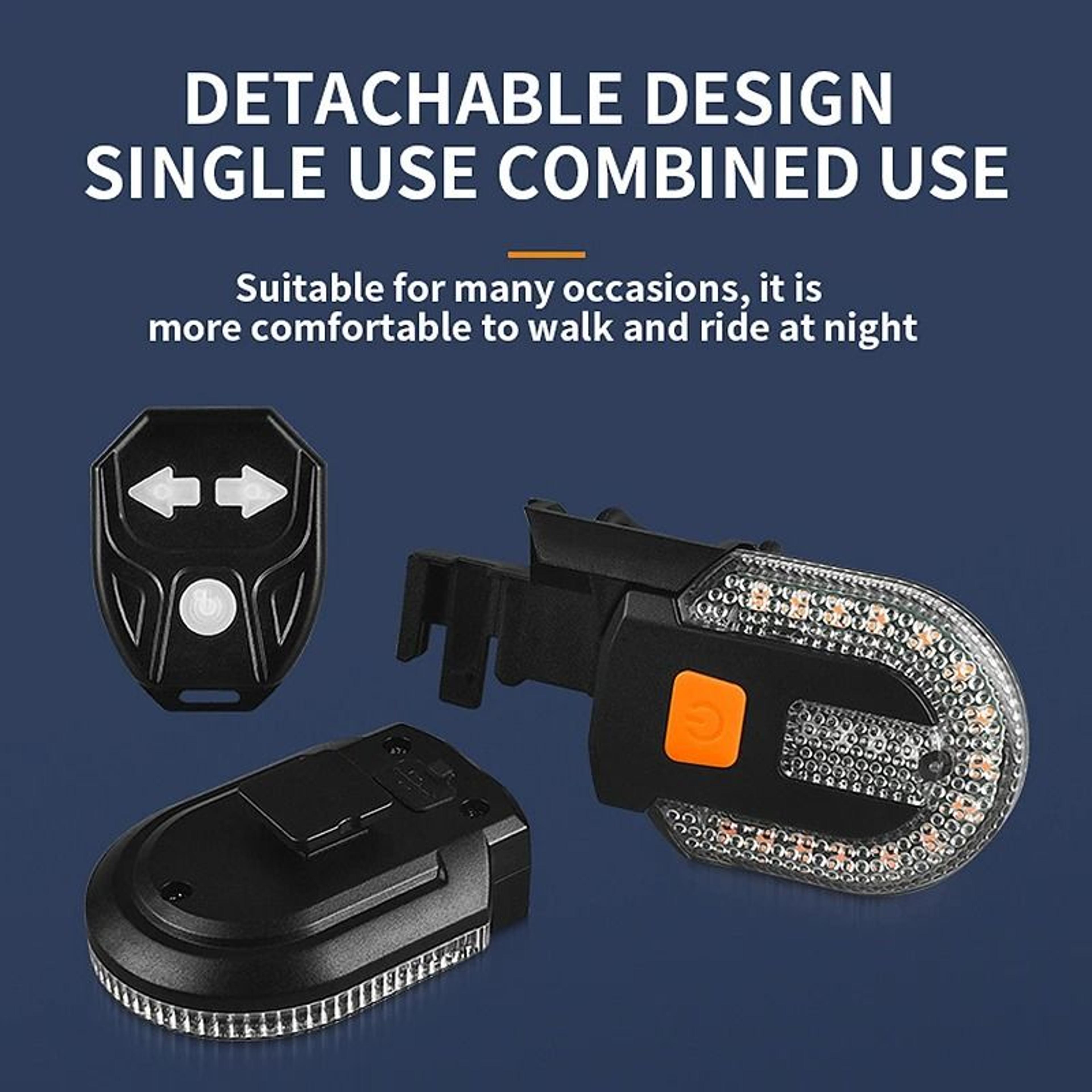 Wireless Bicycle Turn Signal Taillight With Remote Control 1