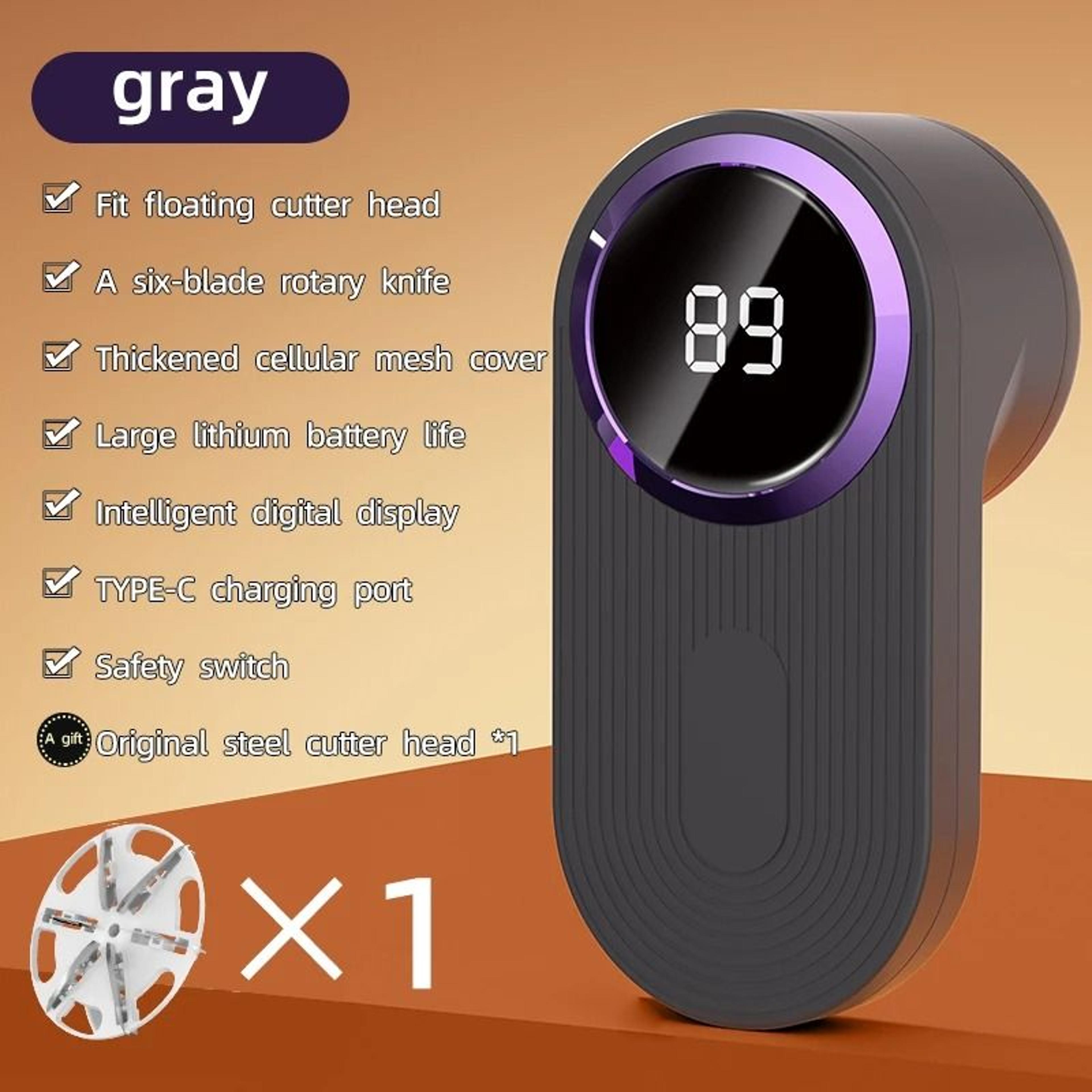 Electric Lint Remover With LED Display USB Rechargeable Fabric Shaver For Clothes 10