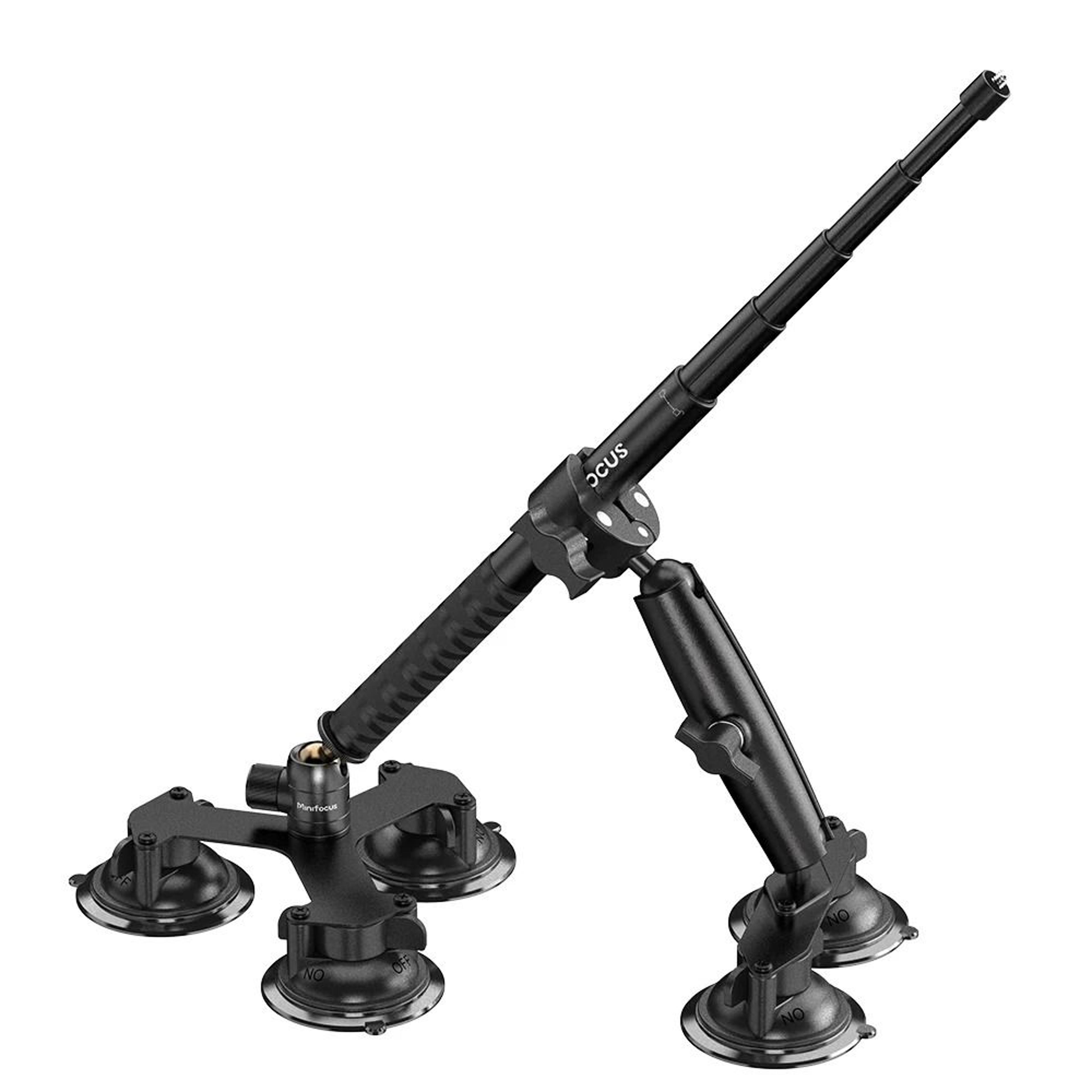 Suction Mount Kit For Action Cameras With Selfie Stick Compatibility 0
