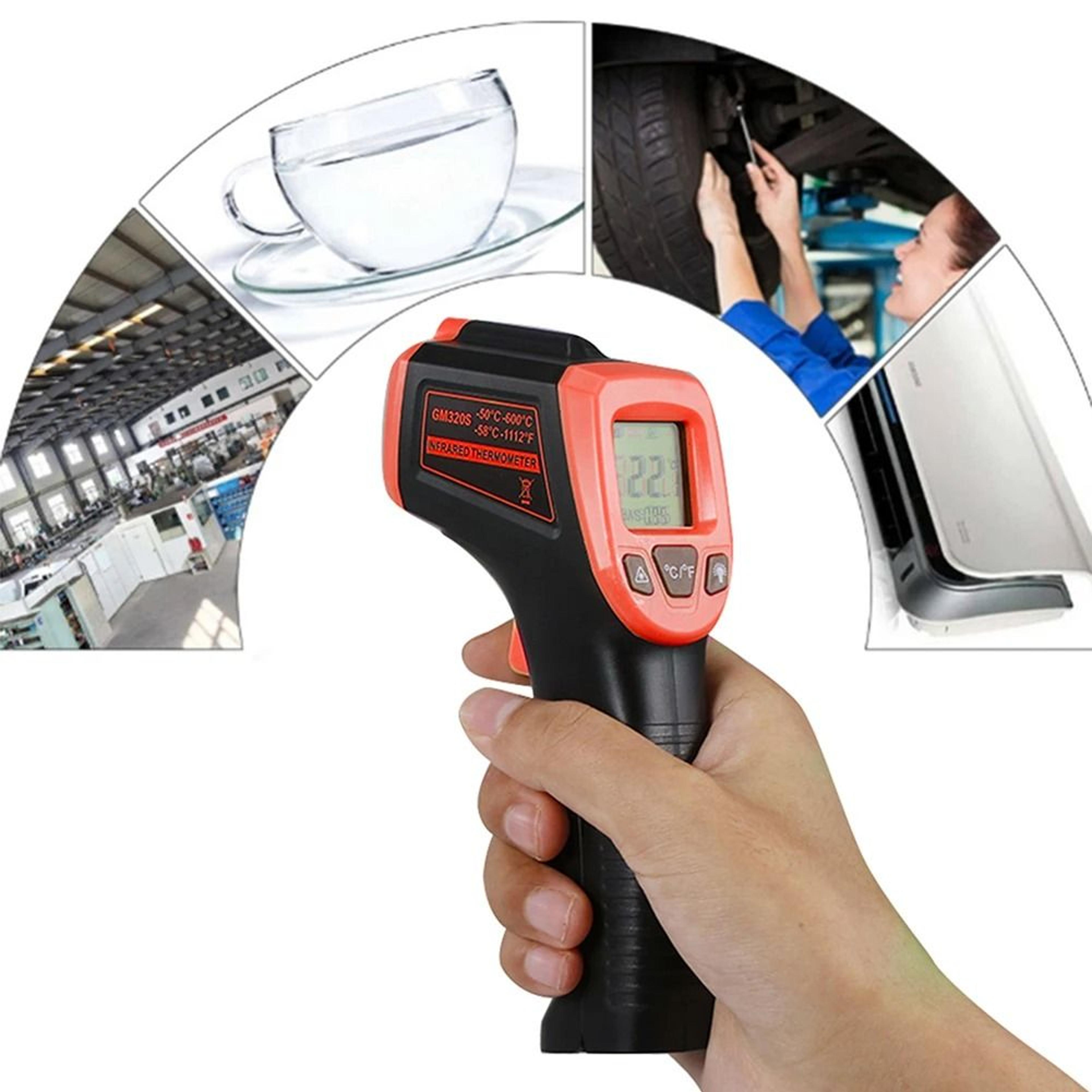 Digital Infrared Thermometer Contactless Laser Temperature Tester 3