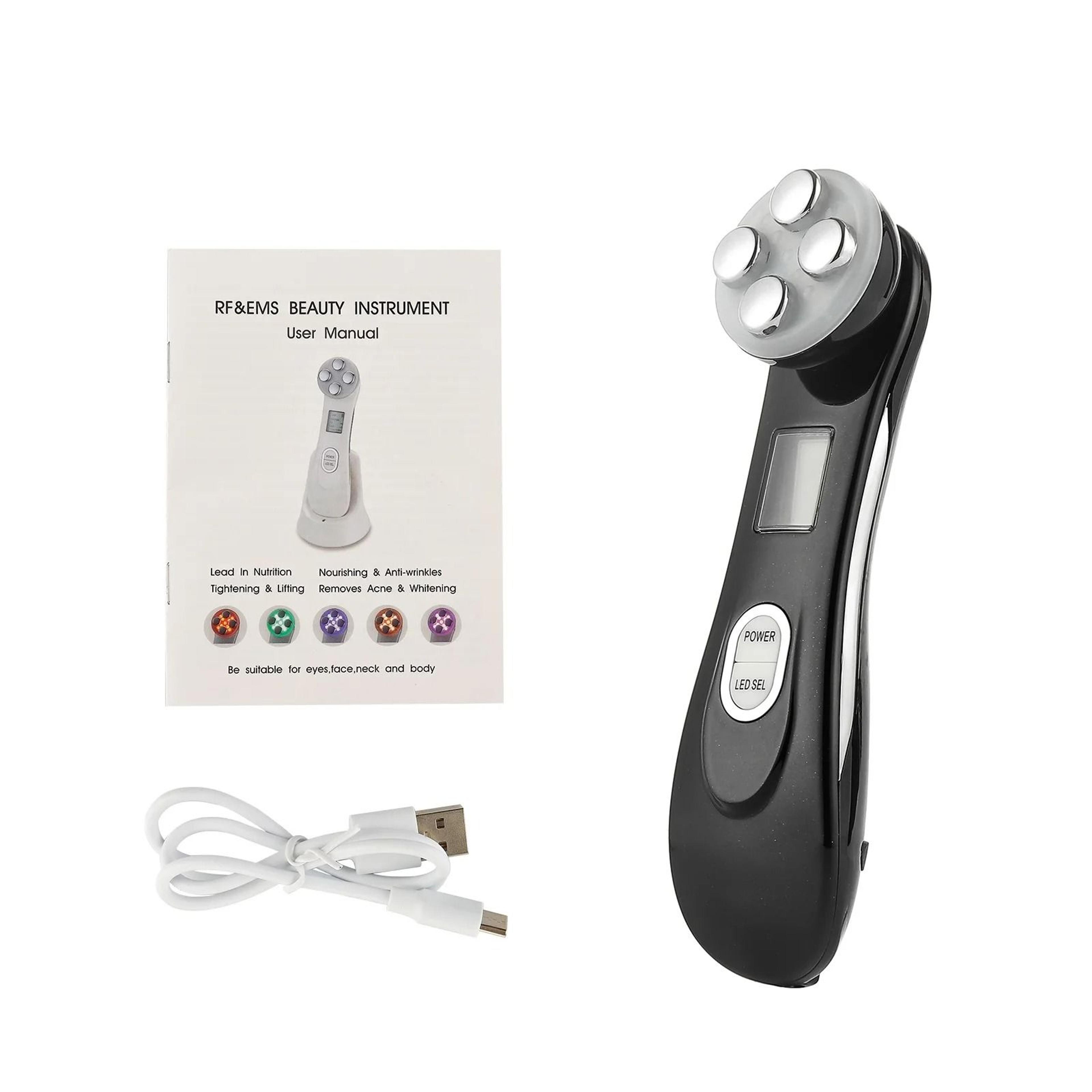5 In 1 LED RF EMS Face Massager For Skin Lifting And Wrinkle Removal 8