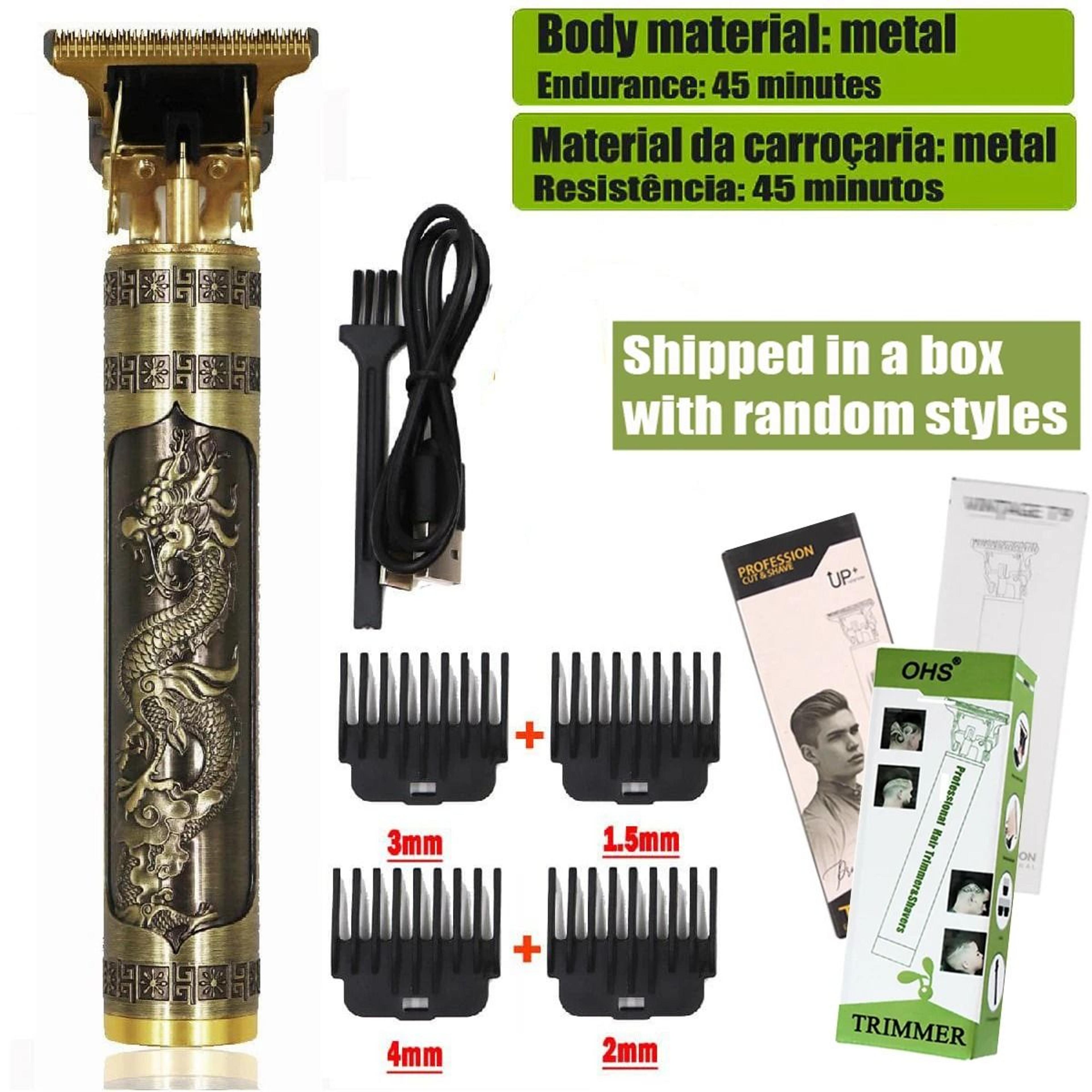 Cordless Vintage T9 Hair Clipper With Precision T Blade 10
