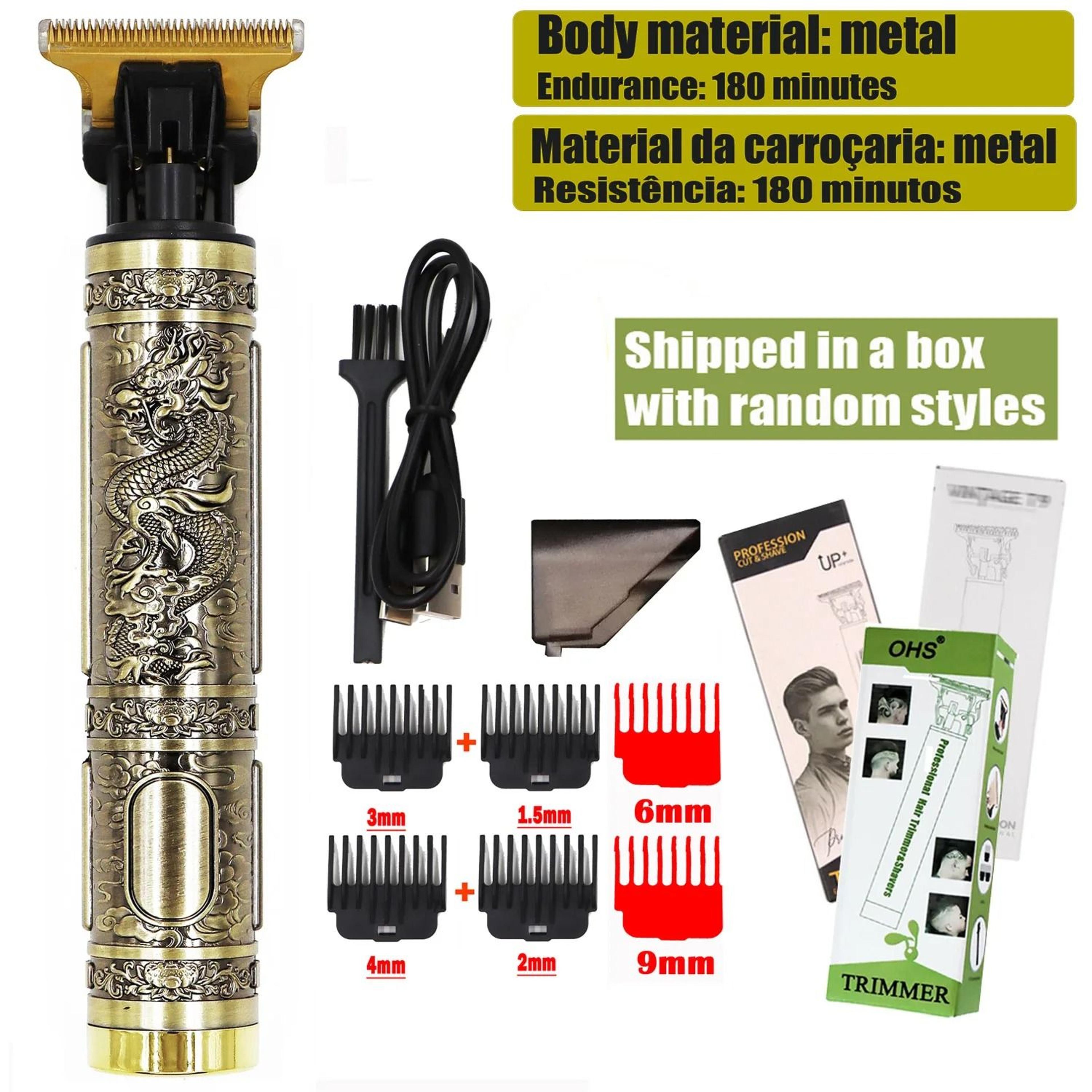 Cordless Vintage T9 Hair Clipper With Precision T Blade 12