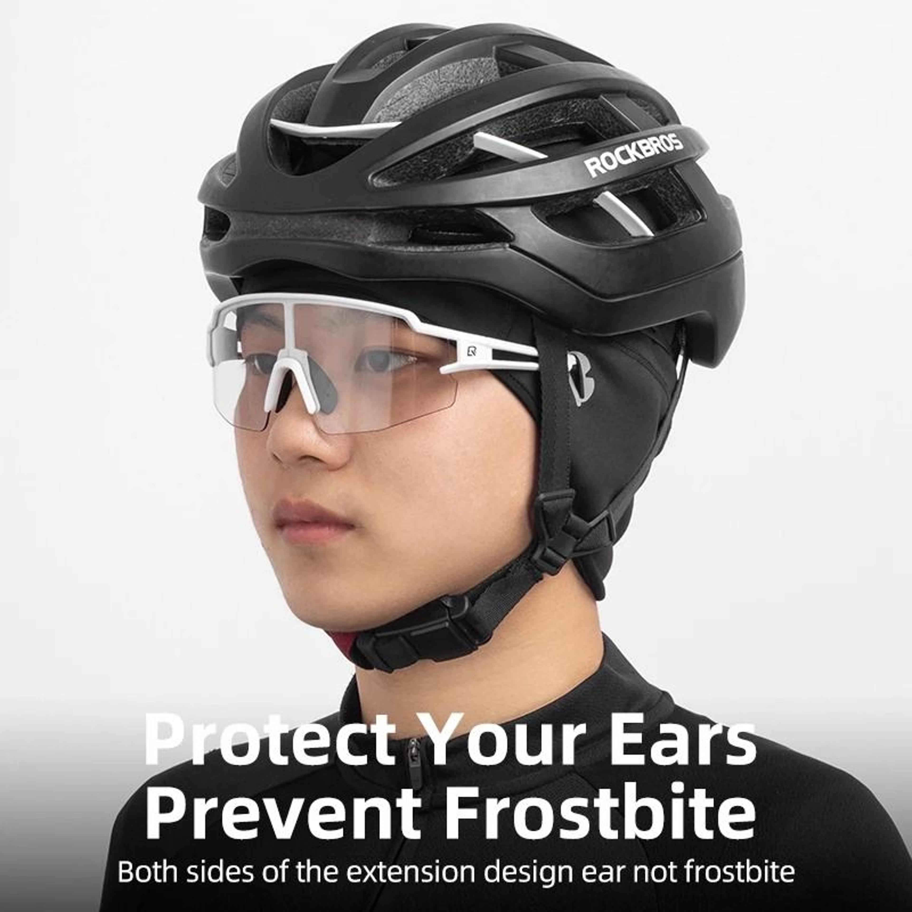 Winter Cycling Cap Windproof Thermal Fleece Bicycle Hat 1