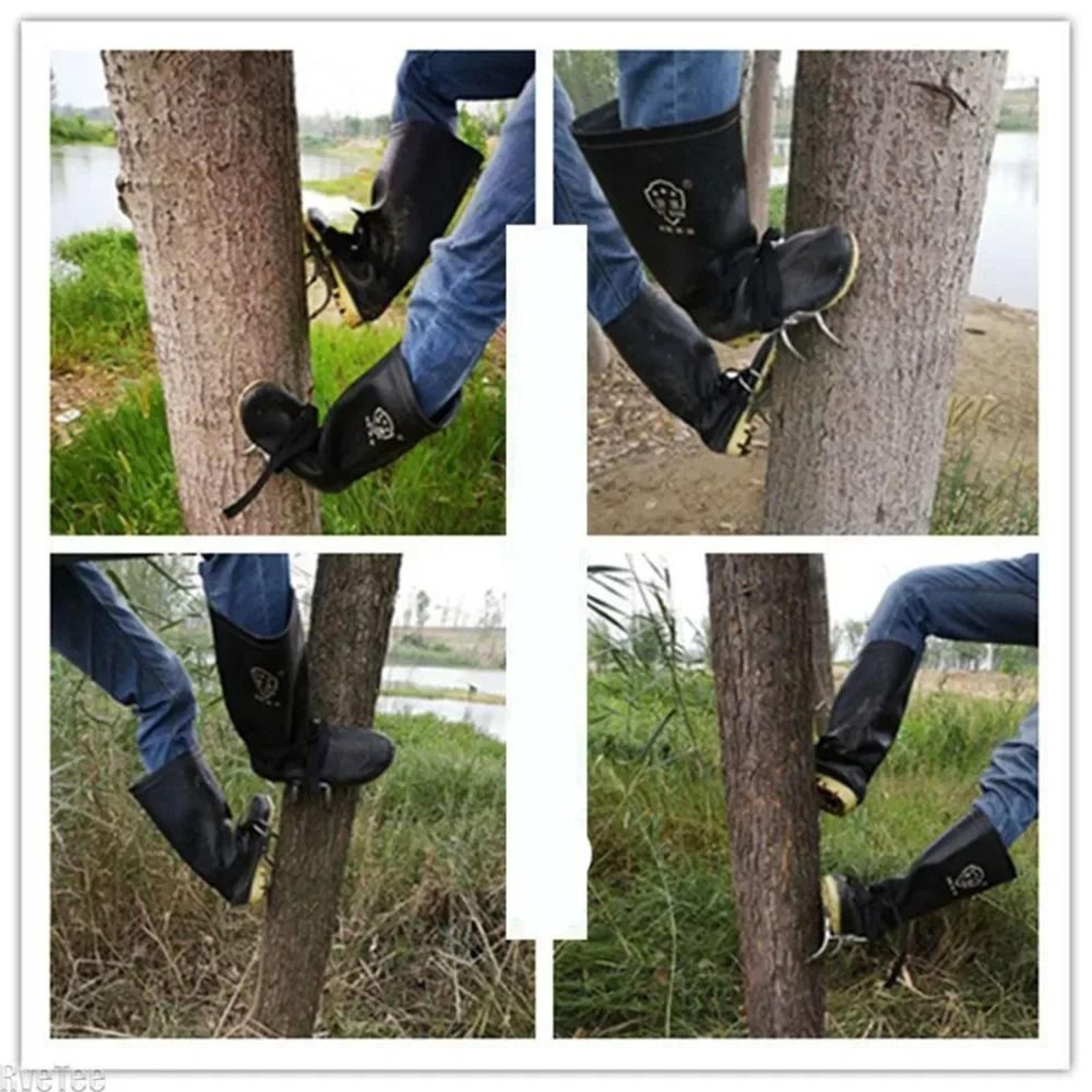 Tree Climbing Spikes With Optional Hook Attachment 4