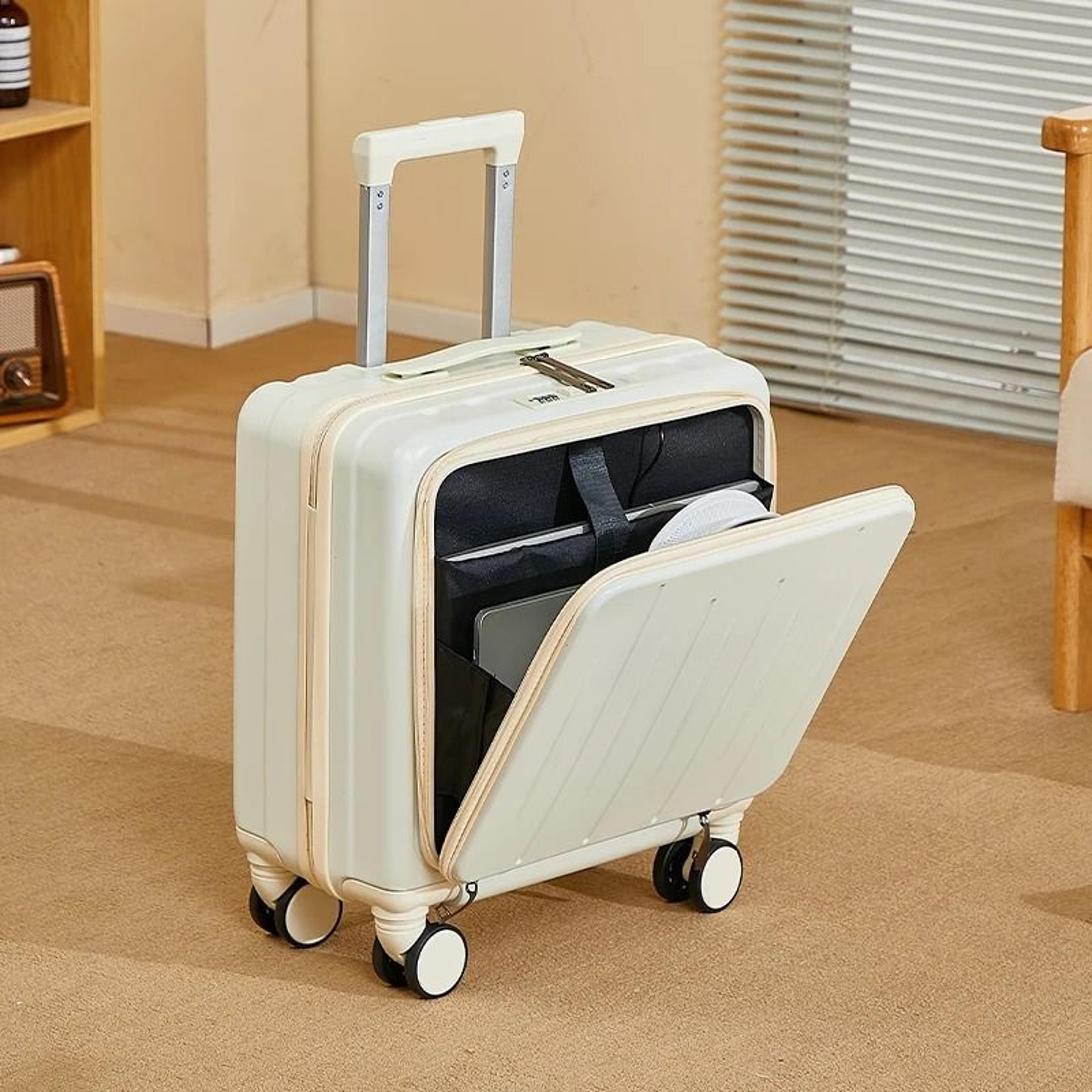 Lightweight 18 Inch Travel Suitcase With Large Capacity And Swivel Wheels 11