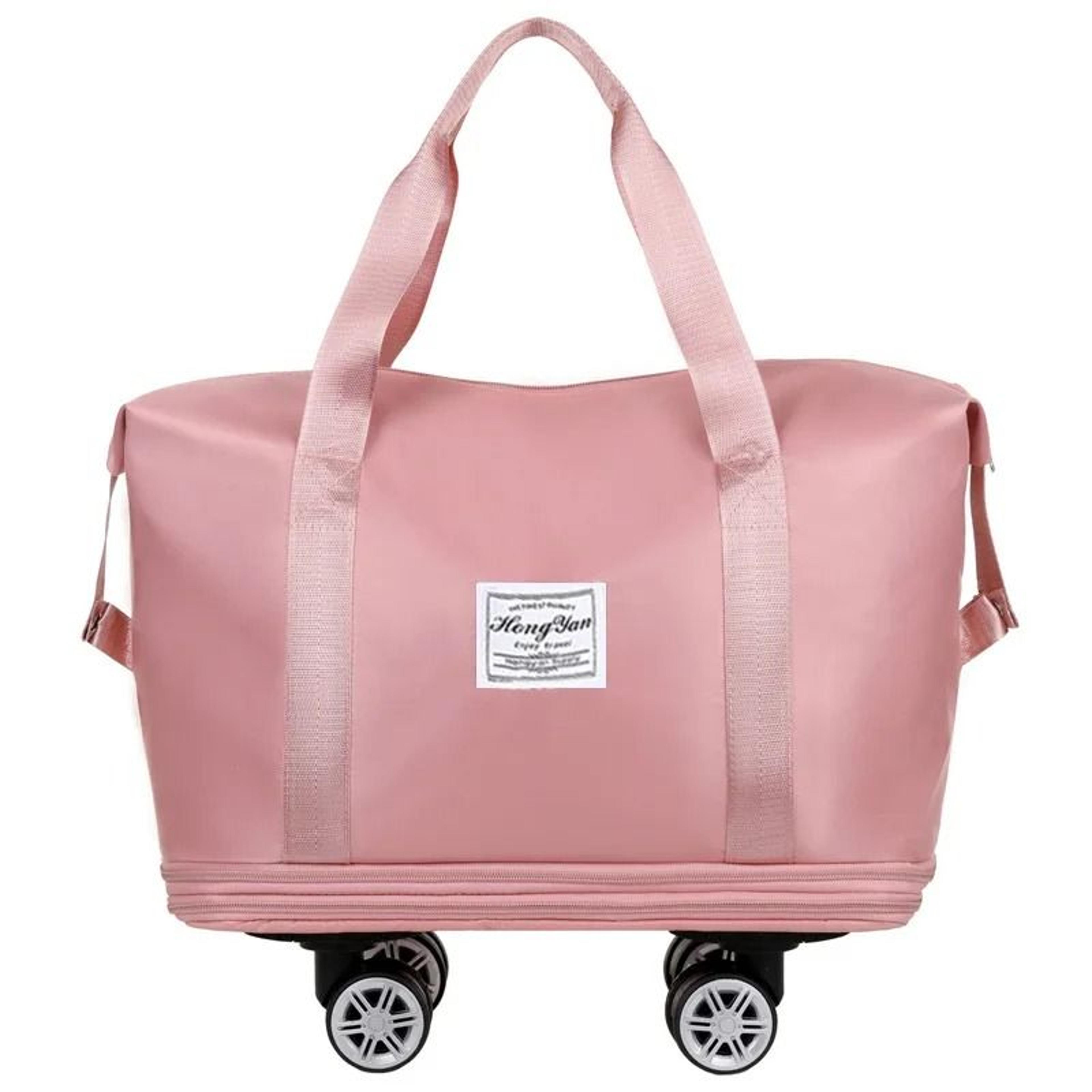 Universal Wheel Expandable Travel Bag With Large Capacity And DryWet Separation 5