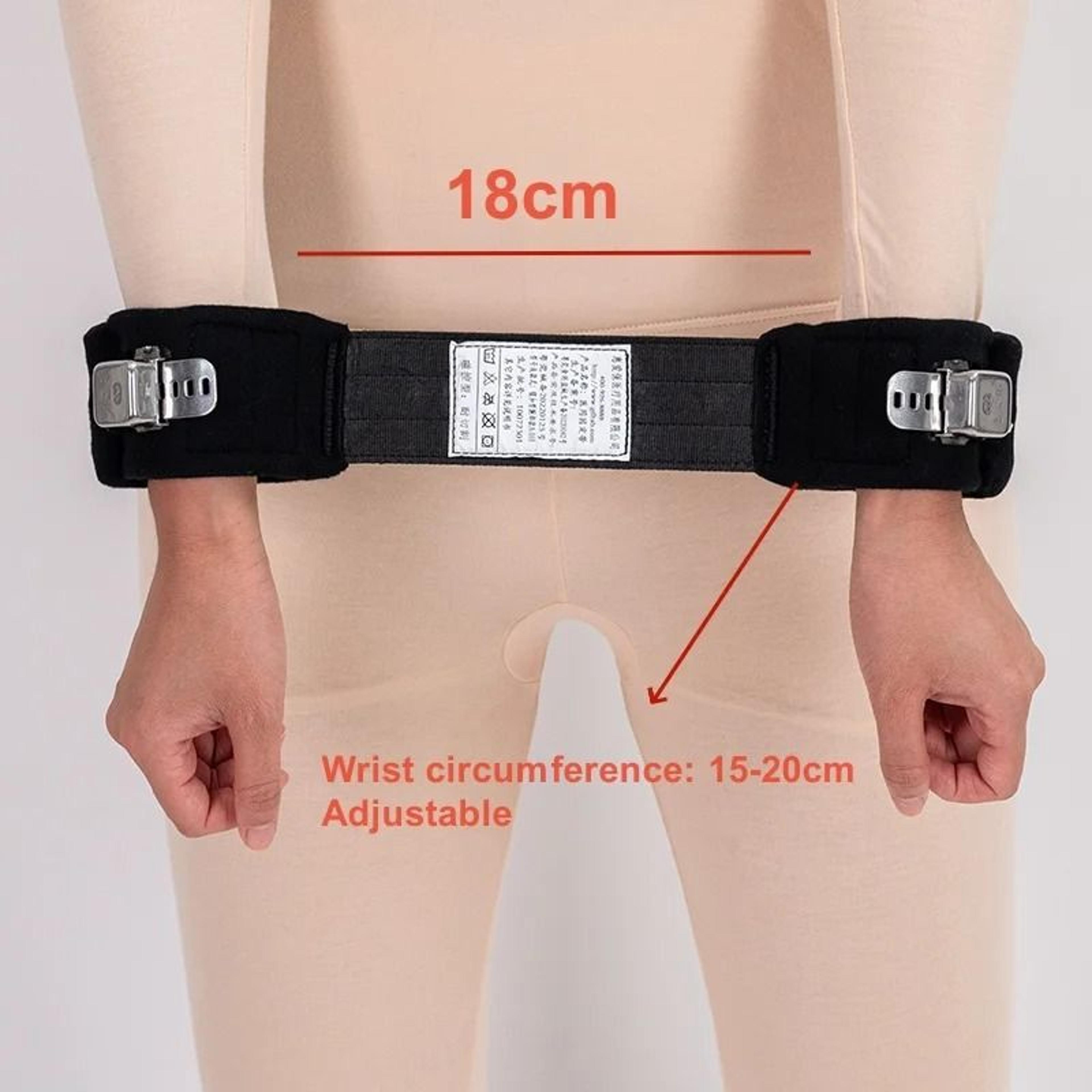 Hands Standing Restraint Strap With Magnetic Key For Patient Safety 3