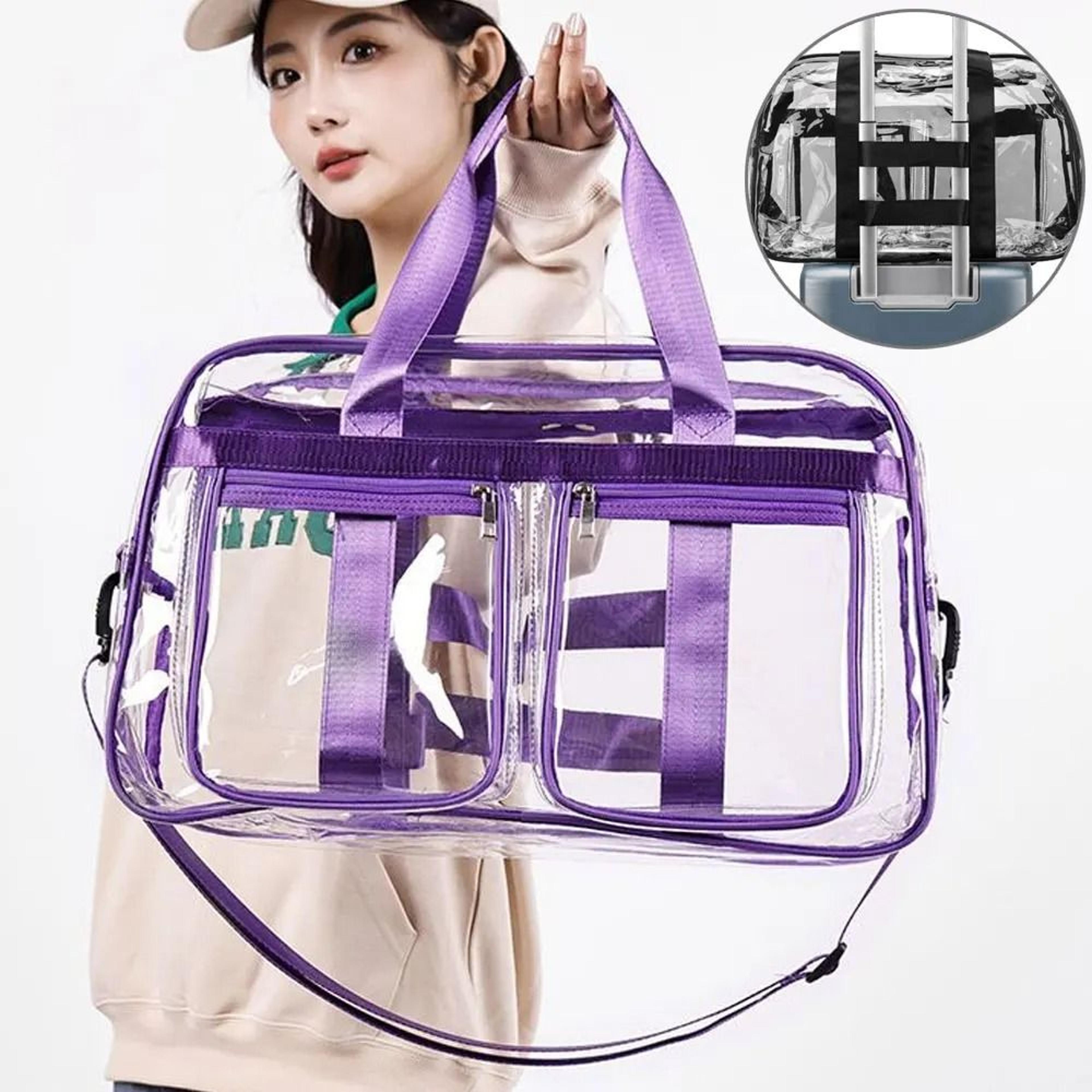 PVC Gym Bag Transparent Sports Duffle Bag Waterproof Fitness Yoga Handbag Large Portable Shoulder C 0
