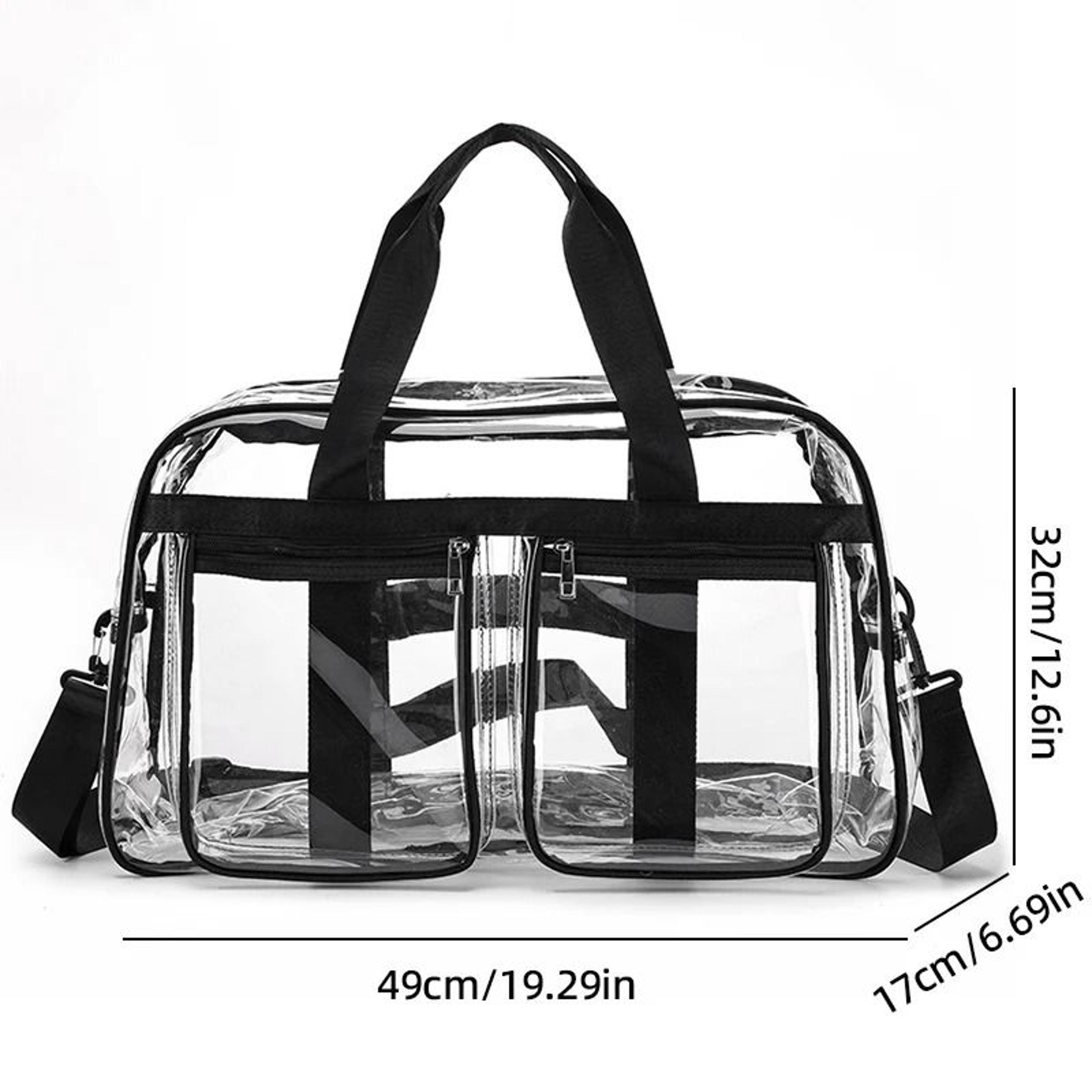 PVC Gym Bag Transparent Sports Duffle Bag Waterproof Fitness Yoga Handbag Large Portable Shoulder C 6