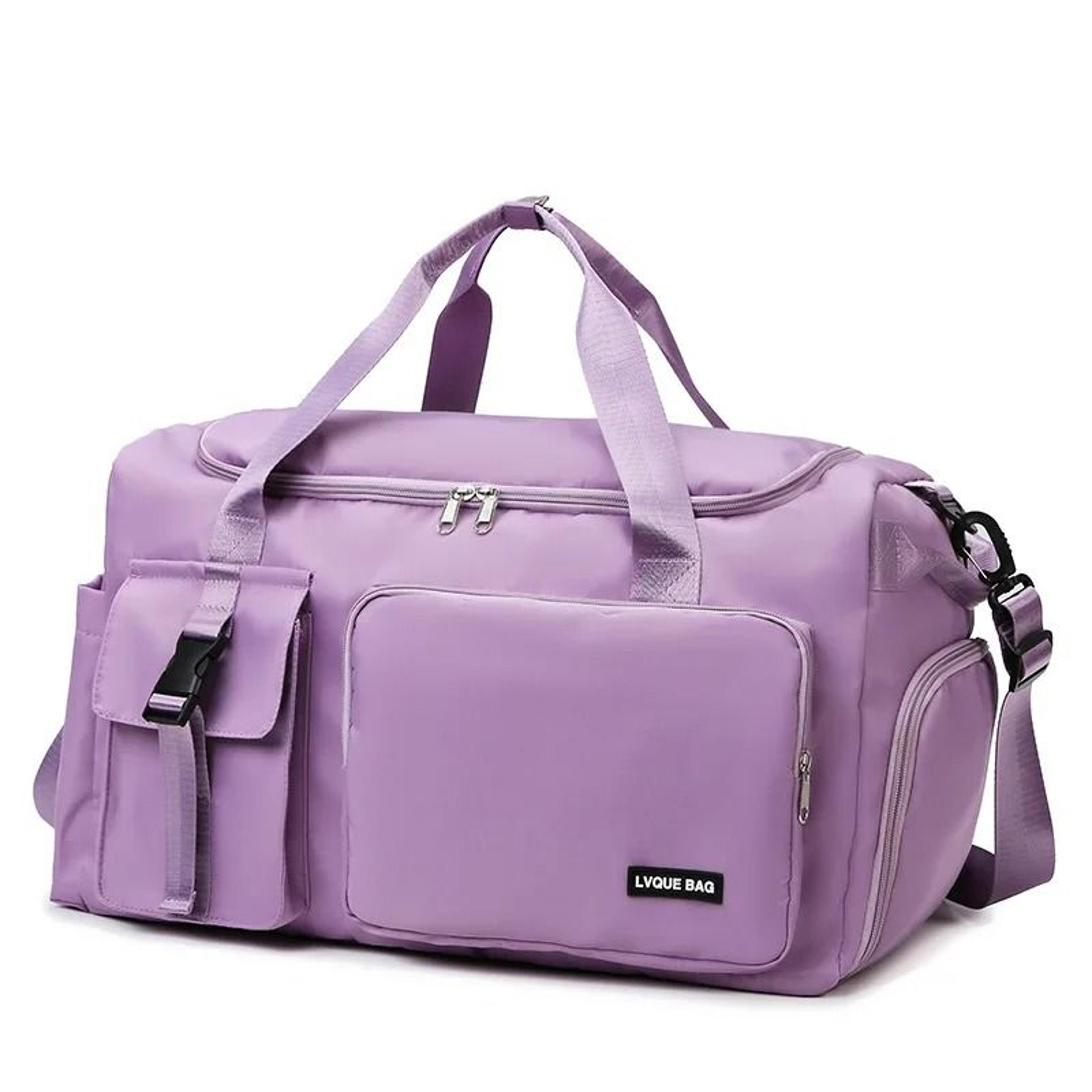 Large Capacity Dry And Wet Separation Sports And Travel Bag With Shoe Compartment 11