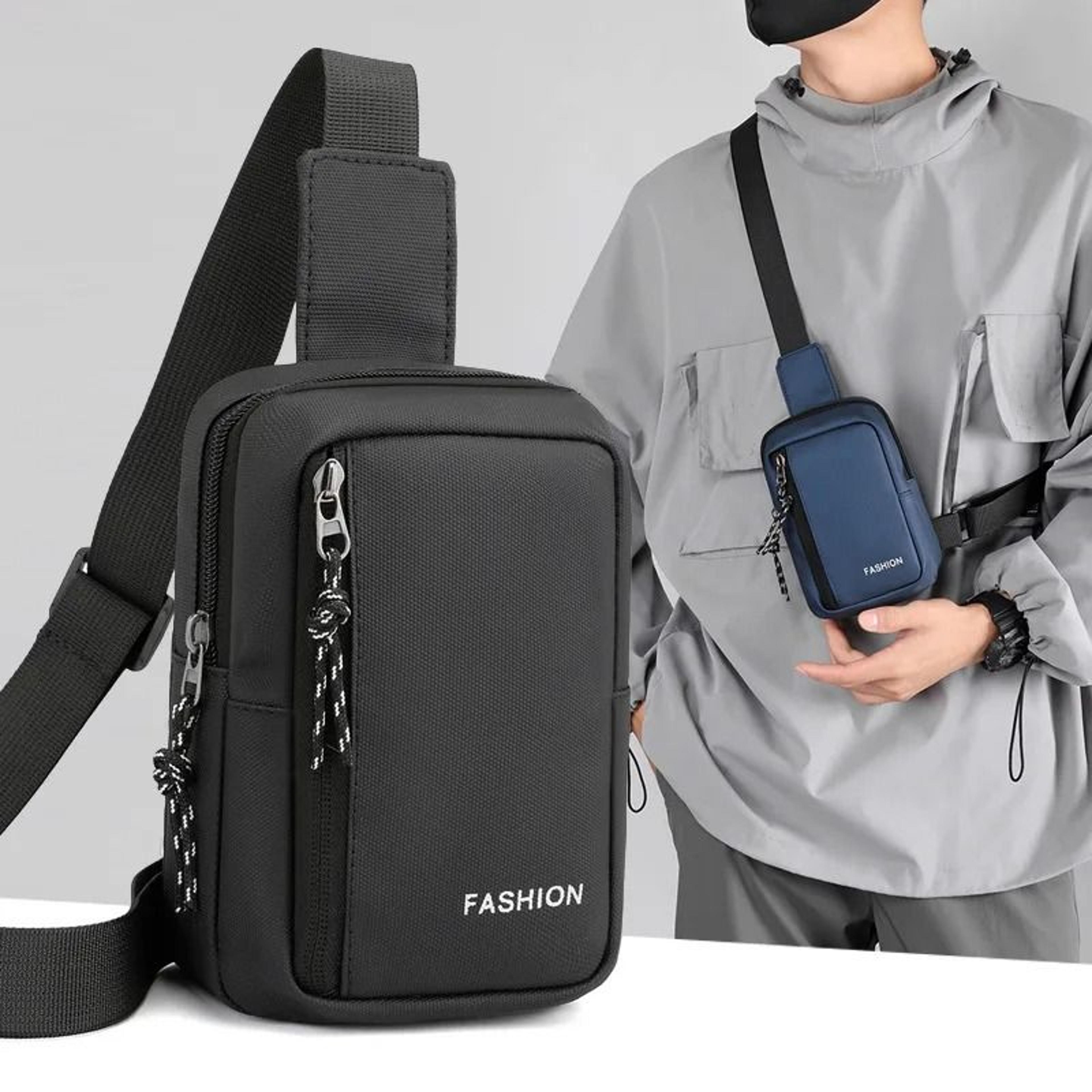 Casual Oxford Crossbody Bag For Men With Adjustable Shoulder Strap 0