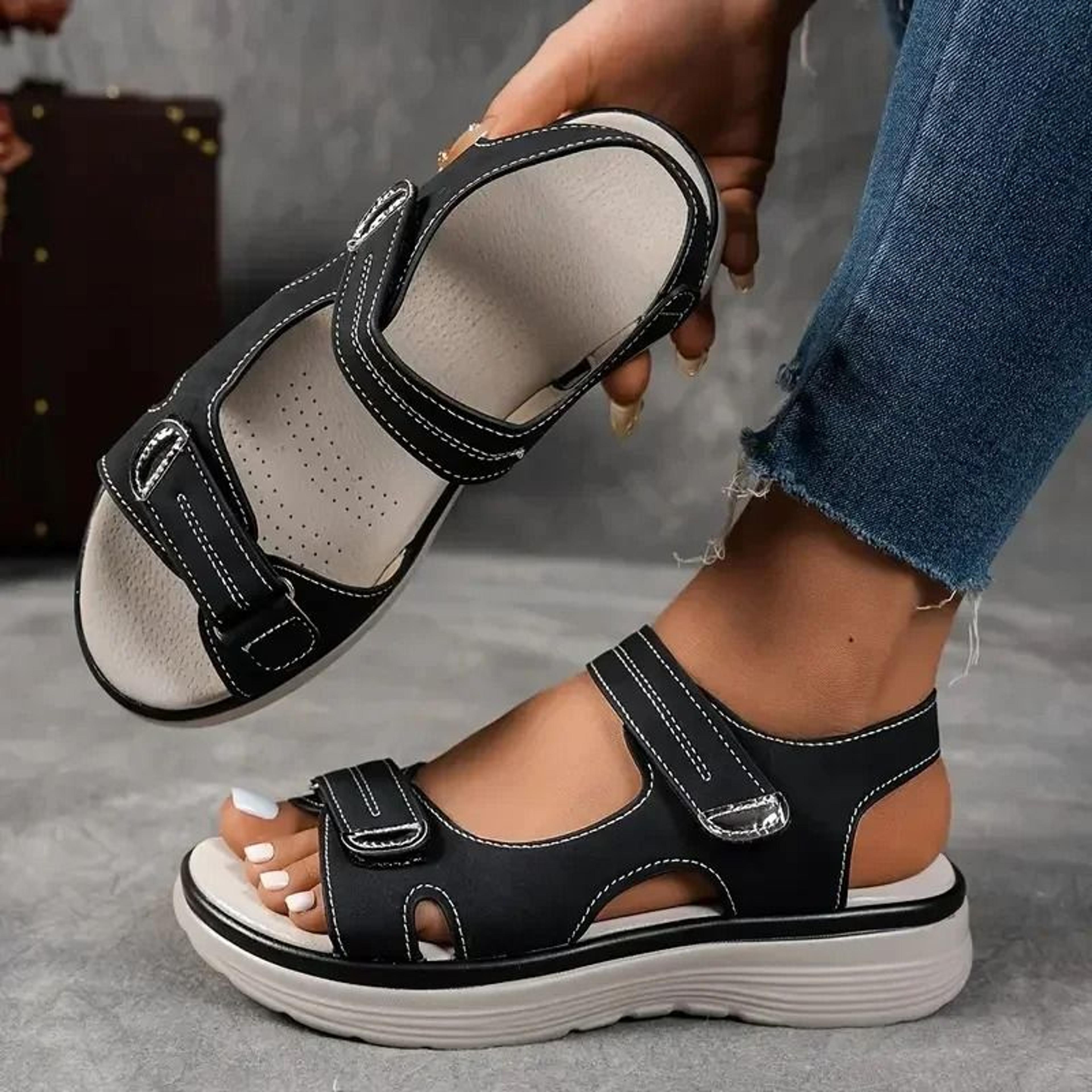 Women Summer Casual Platform Sports Sandals Comfortable Non Slip Beach Wading Shoes 7