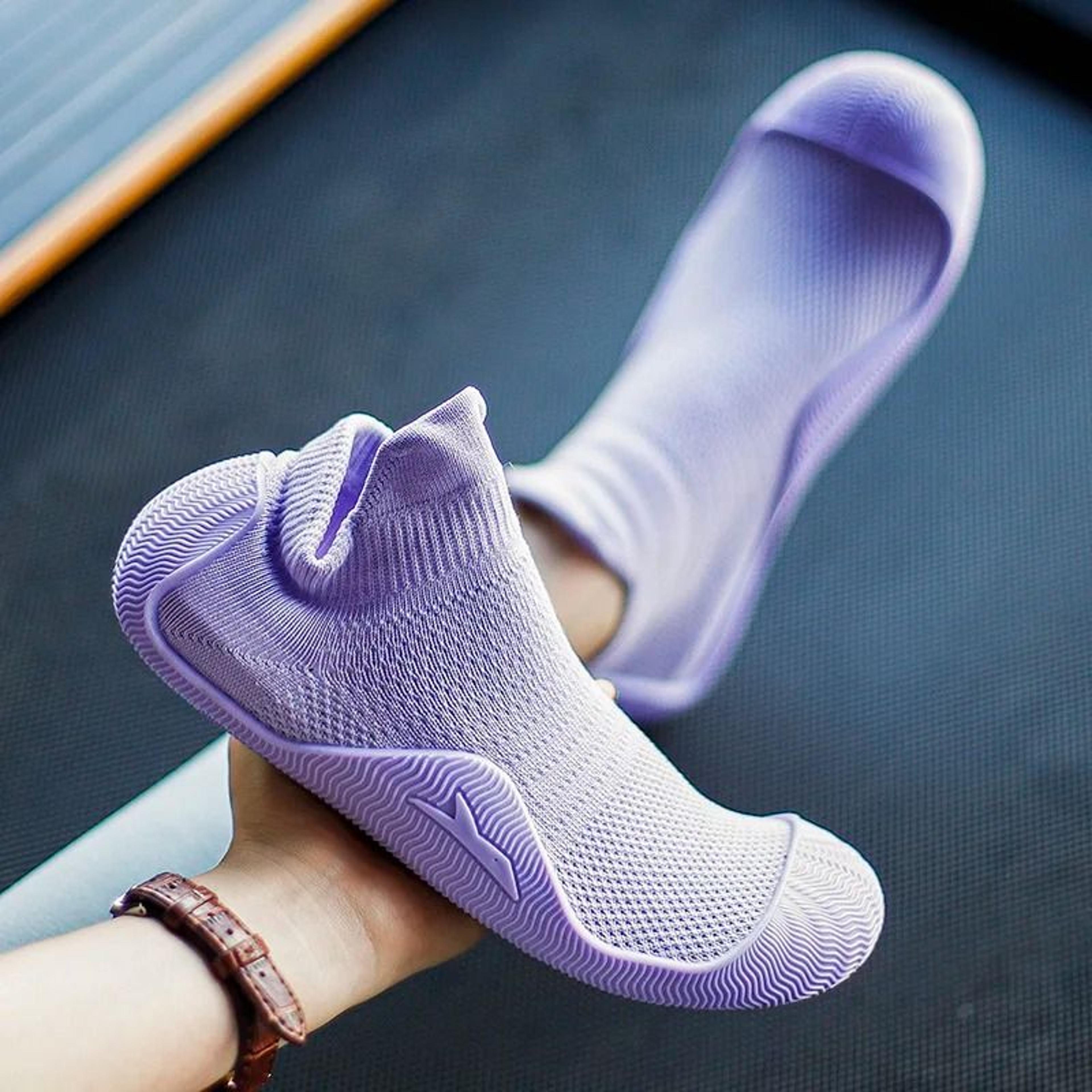 Lightweight Breathable Sports Shoes Yoga Indoor Fitness Skipping Rope Shoes Soft Sole Casual Walkin 7