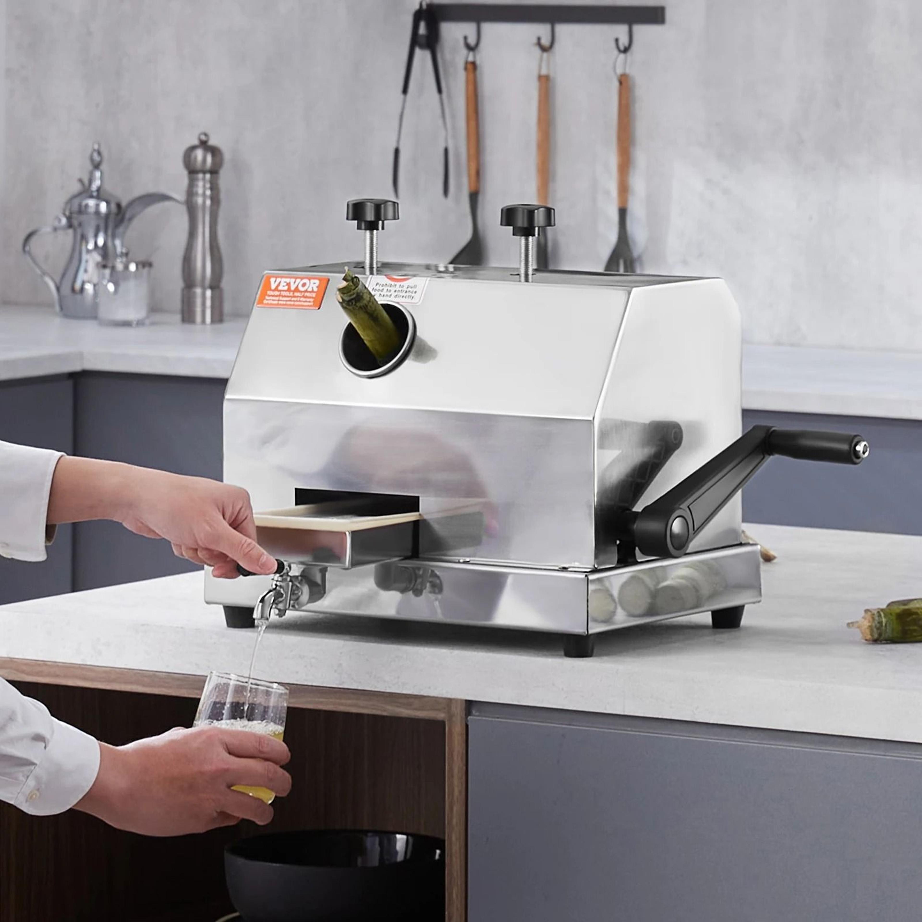 Commercial Manual Sugar Cane Juicer  110 LBSH High Output Stainless Steel Machine With Large Inlet 1