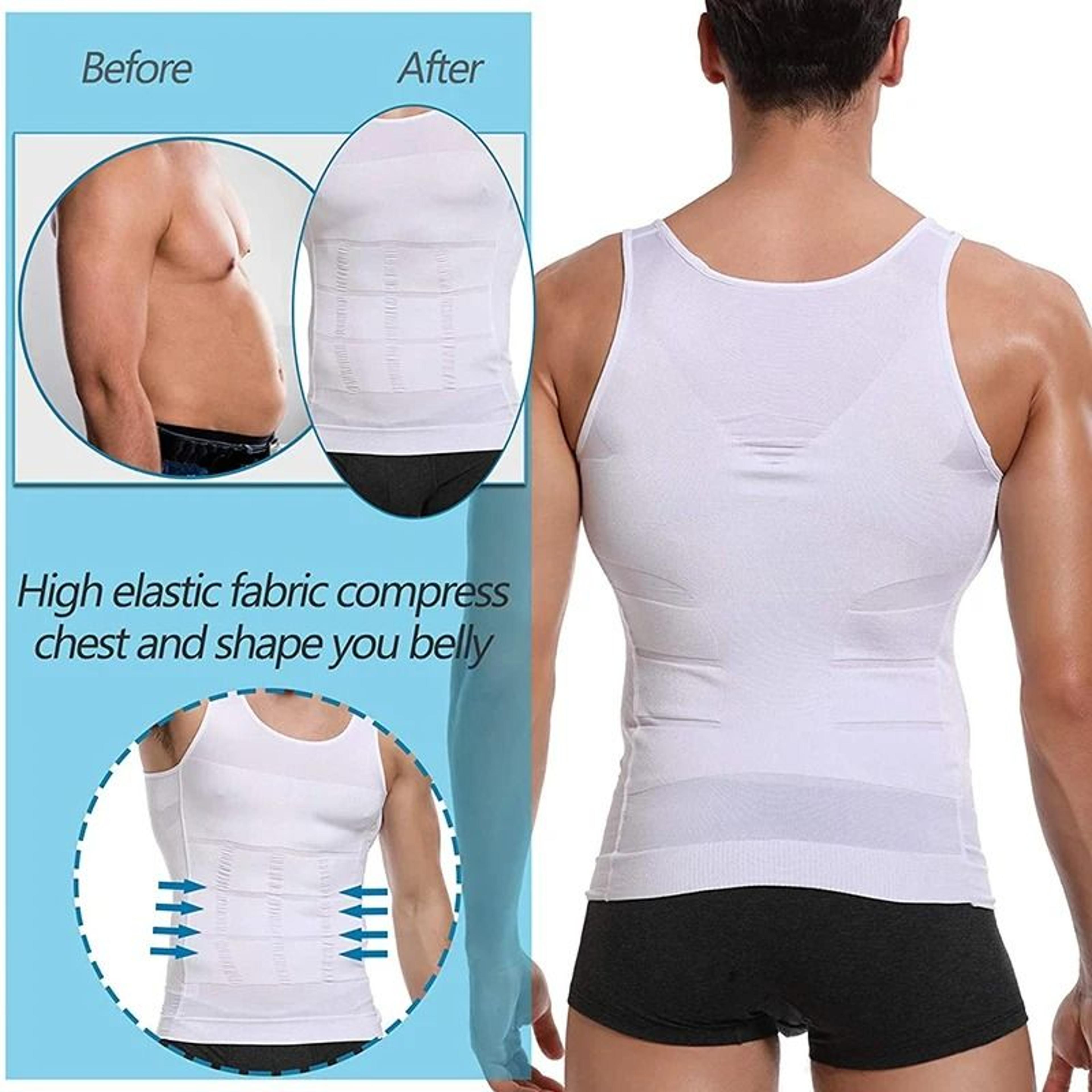 Mens Slimming Body Shaper Vest Tummy Control Compression Tank For Workout And Everyday Wear 4