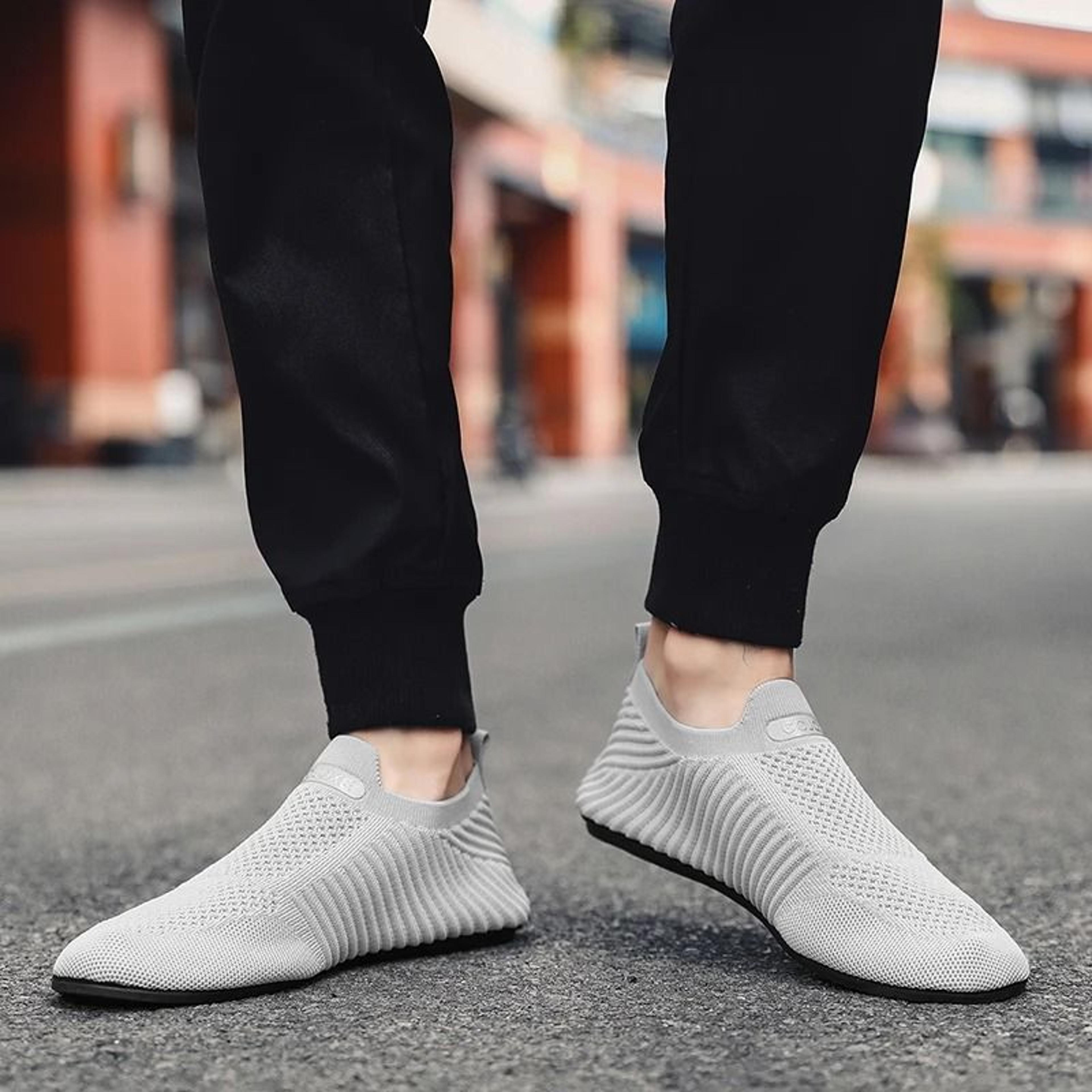 Men SlipOn Breathable Loafers Lightweight Casual Walking Shoes 5
