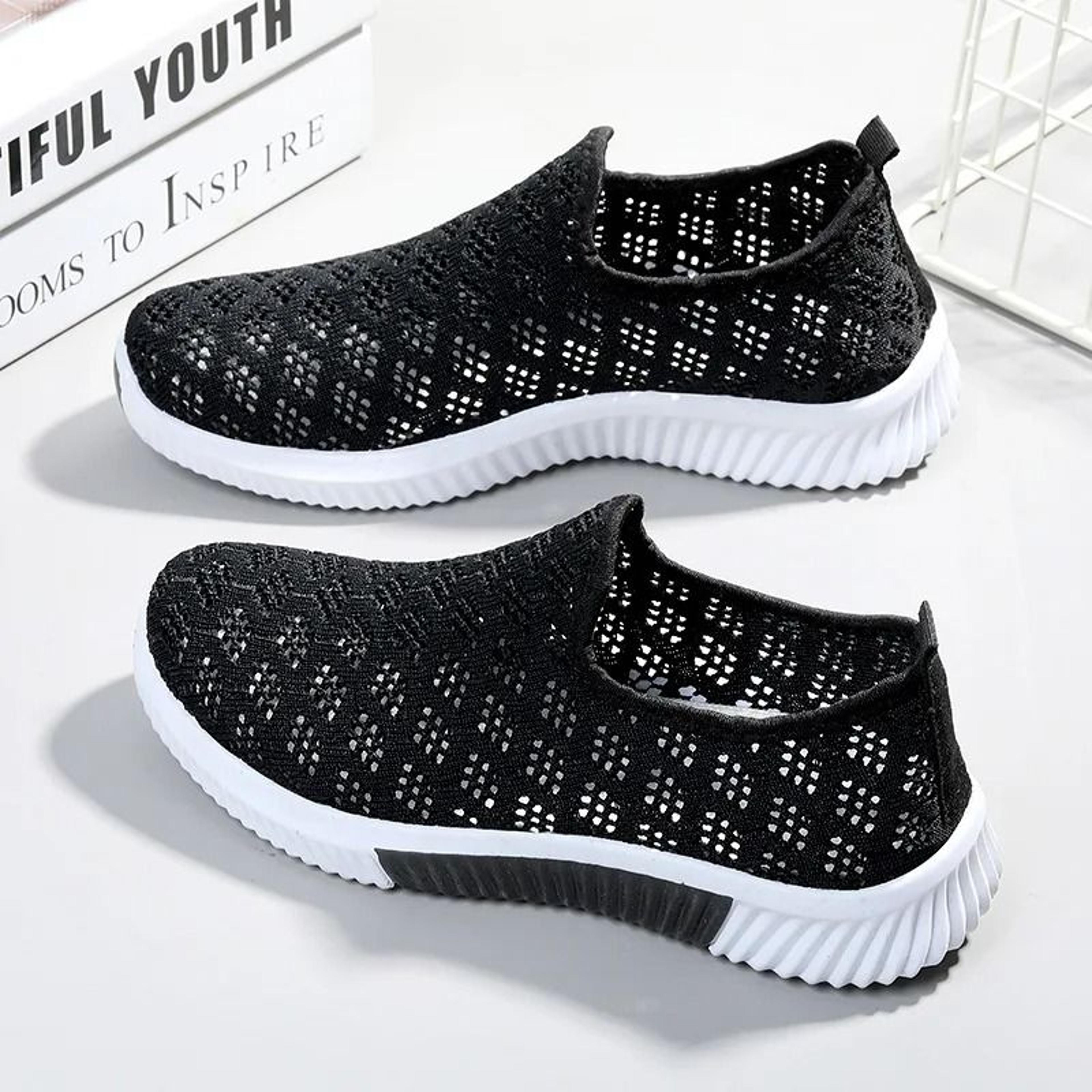 Women Mesh Walking Sneakers Breathable Lightweight Casual Shoes 8