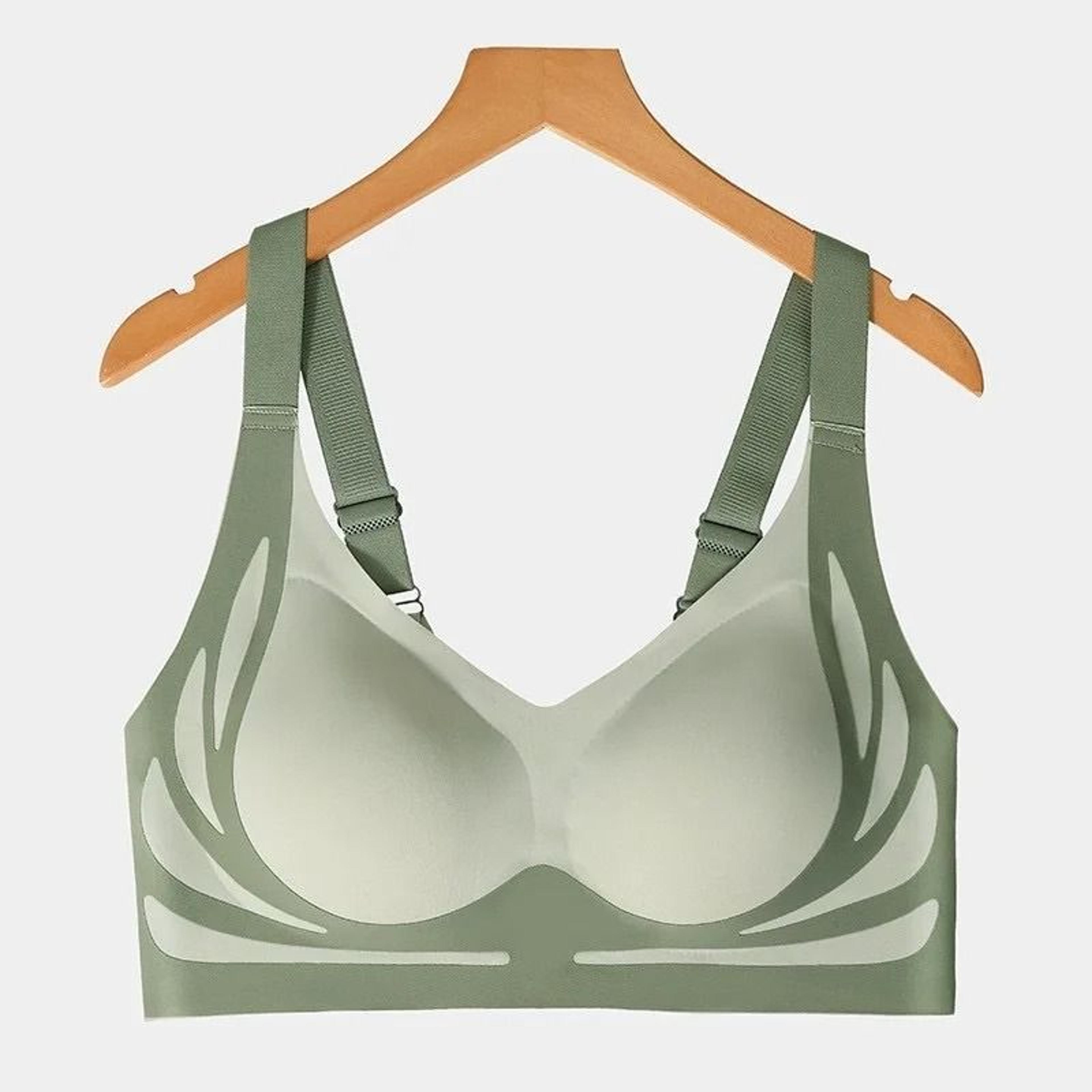 Seamless Push Up Wireless Bra Full Coverage Adjustable Anti Sagging 7