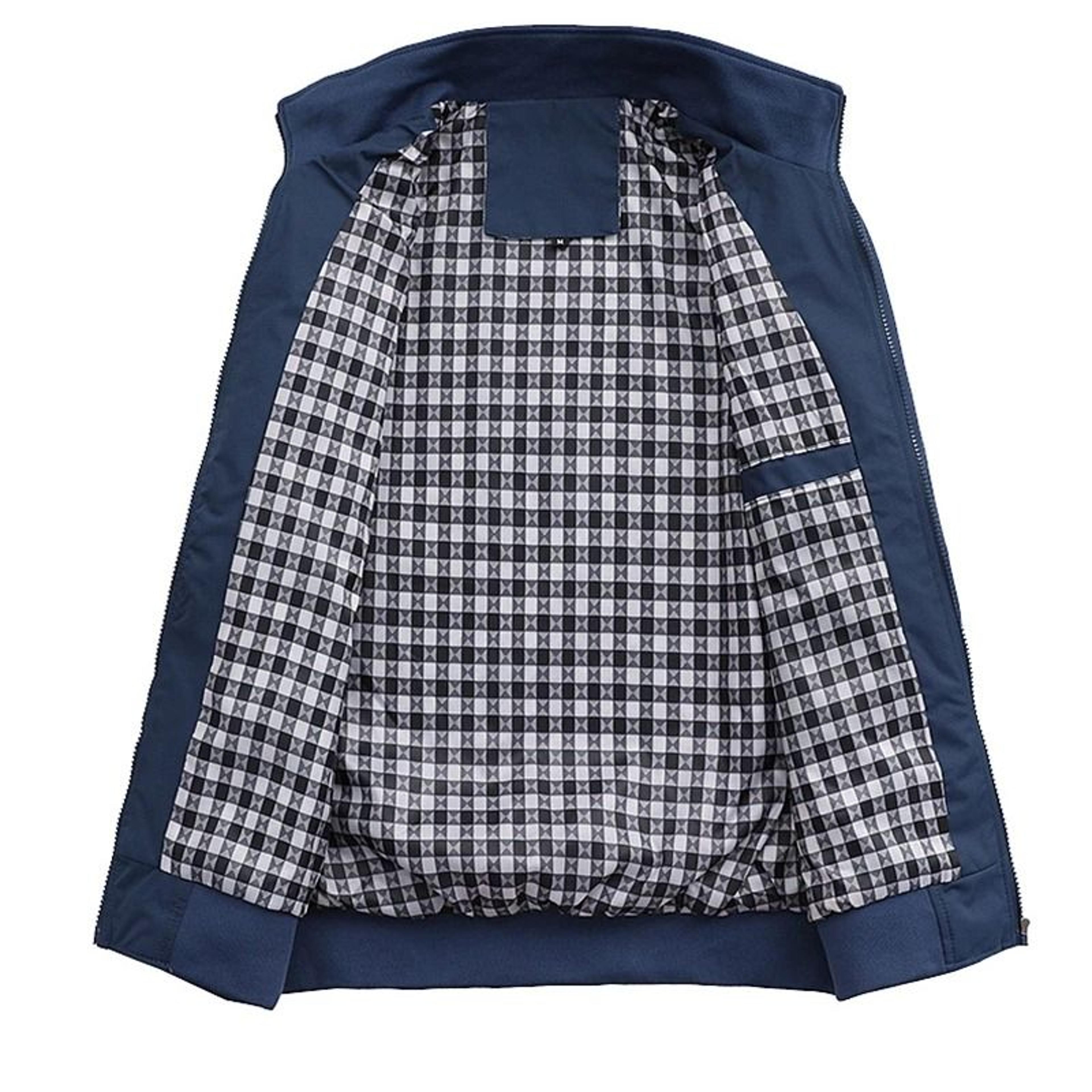 Mens Casual Slim Fit Bomber Jacket Lightweight Baseball Style Coat 4