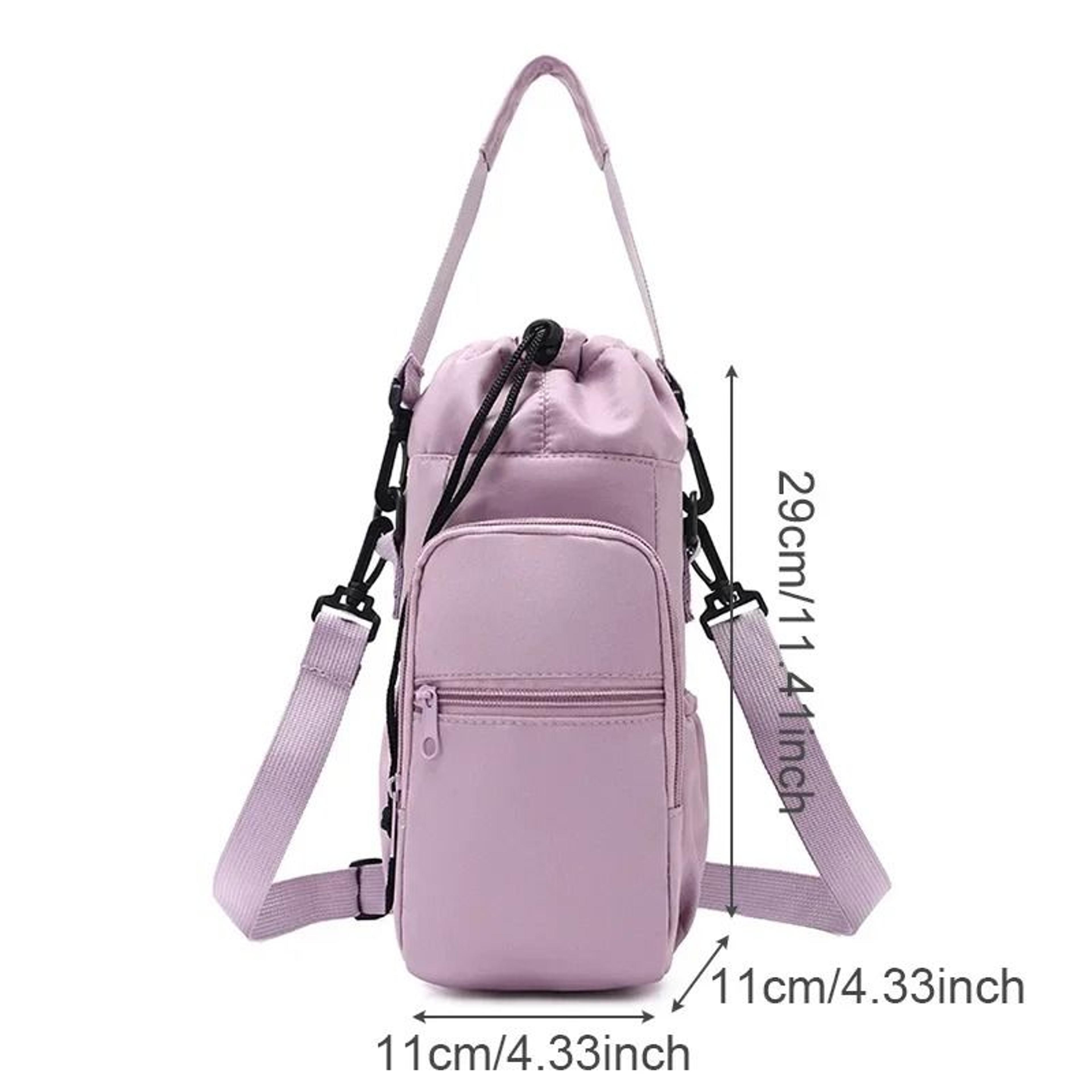 Portable Water Bottle Bag With Adjustable Strap And Phone Pocket 6