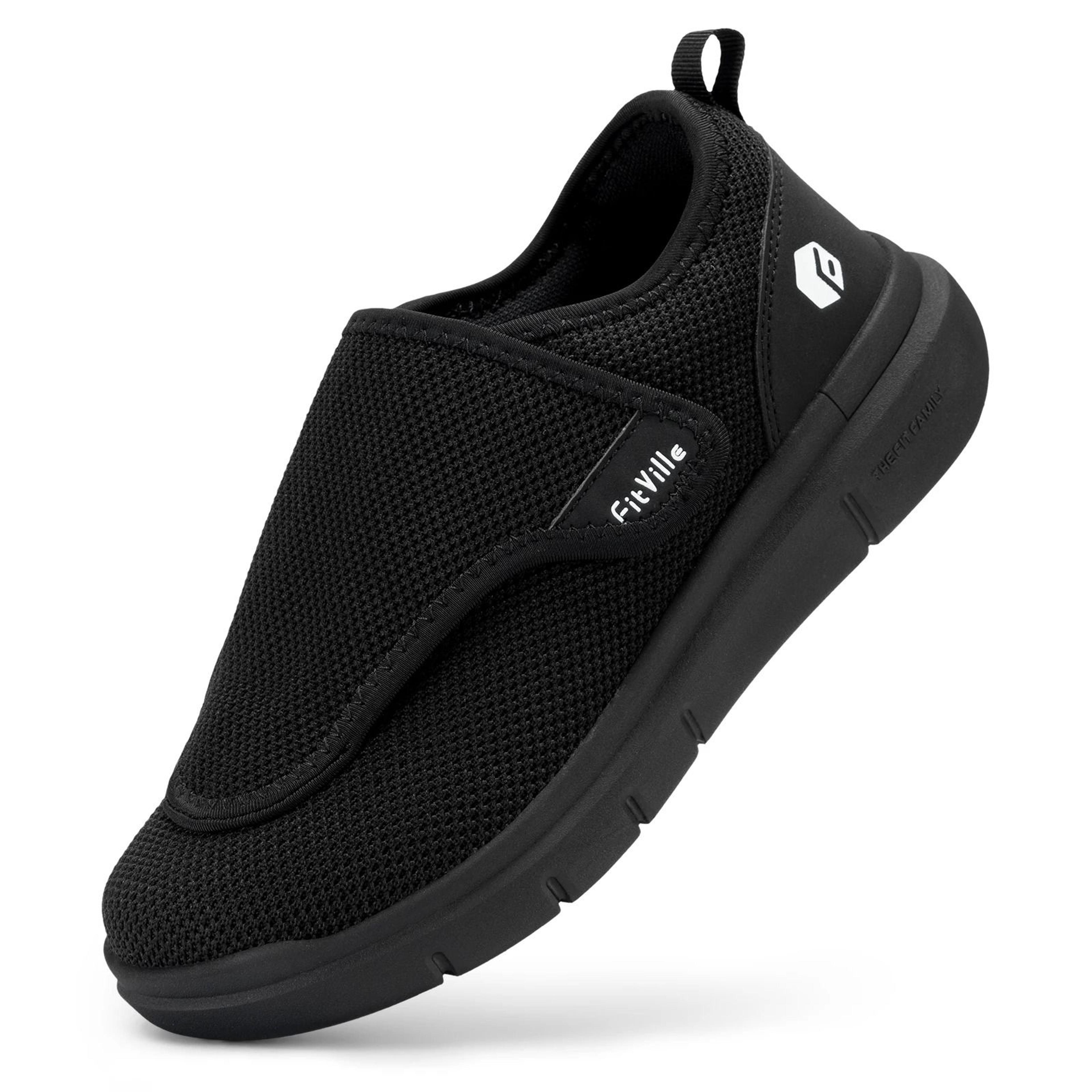 Extra Wide Mens Diabetic Orthopedic Shoes Adjustable Walking Sneakers For Swollen Feet Elderly Foot 7