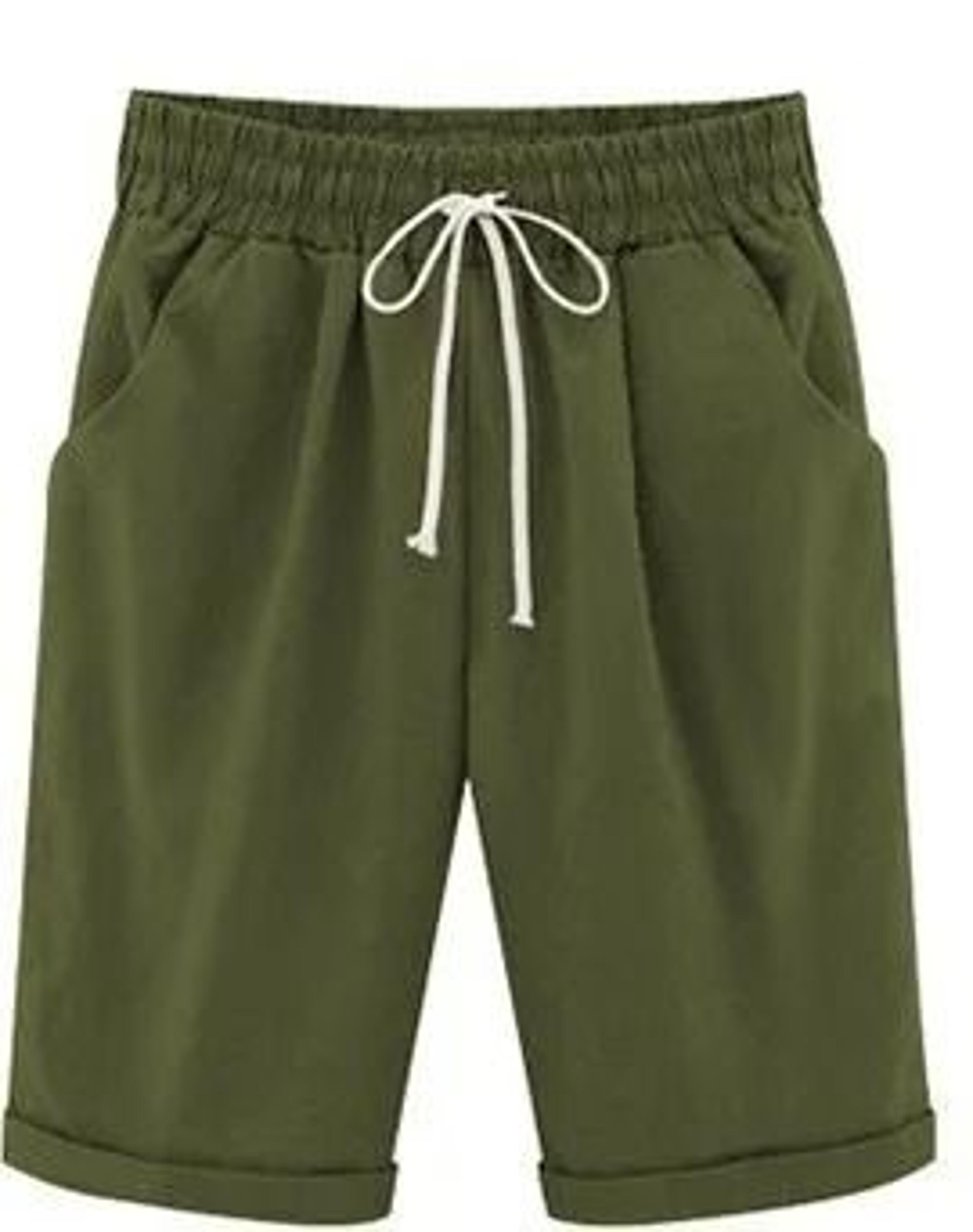 Womens Solid High Waist Harem Pants Casual Loose Summer Trousers 2