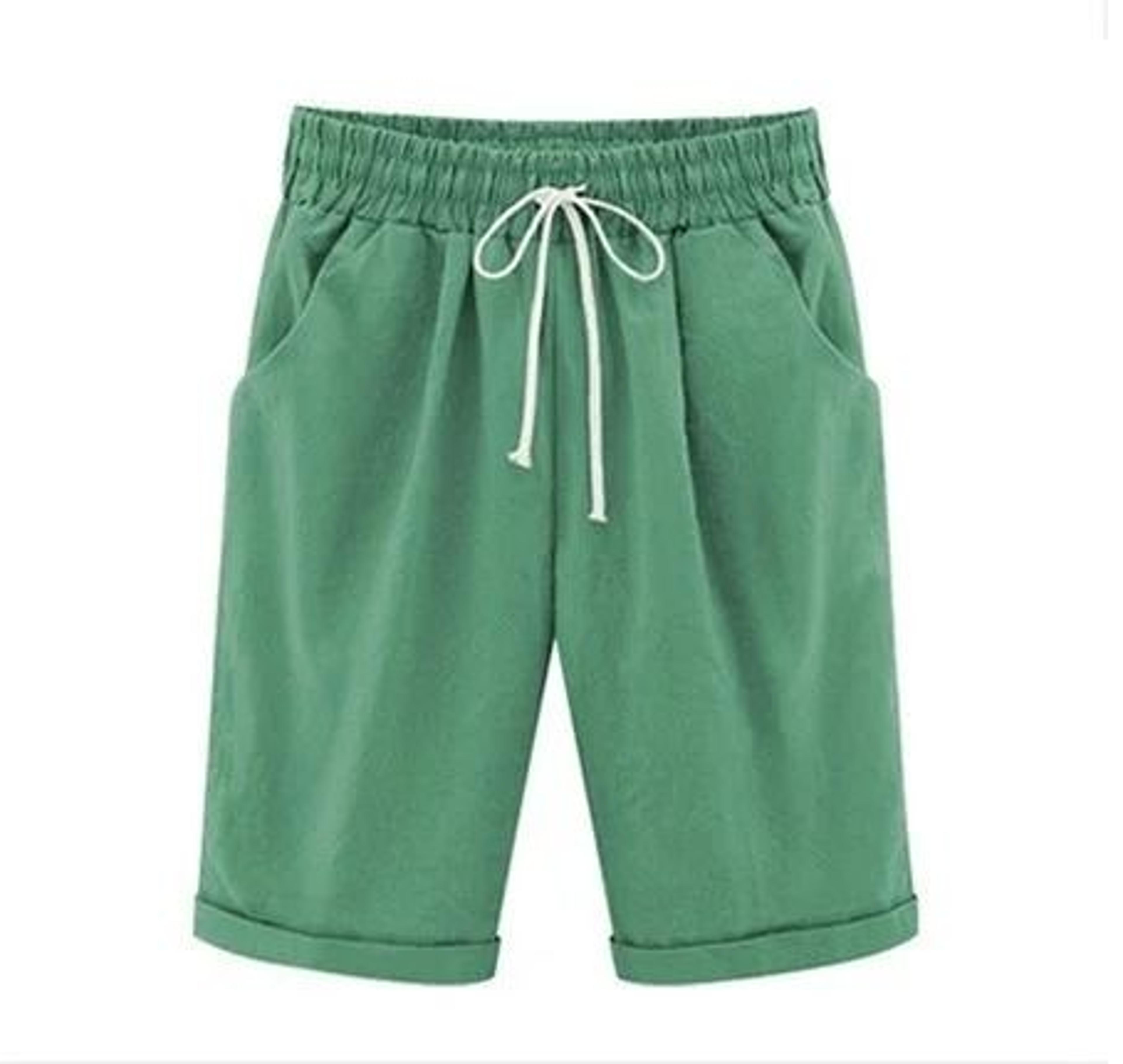Womens Solid High Waist Harem Pants Casual Loose Summer Trousers 8