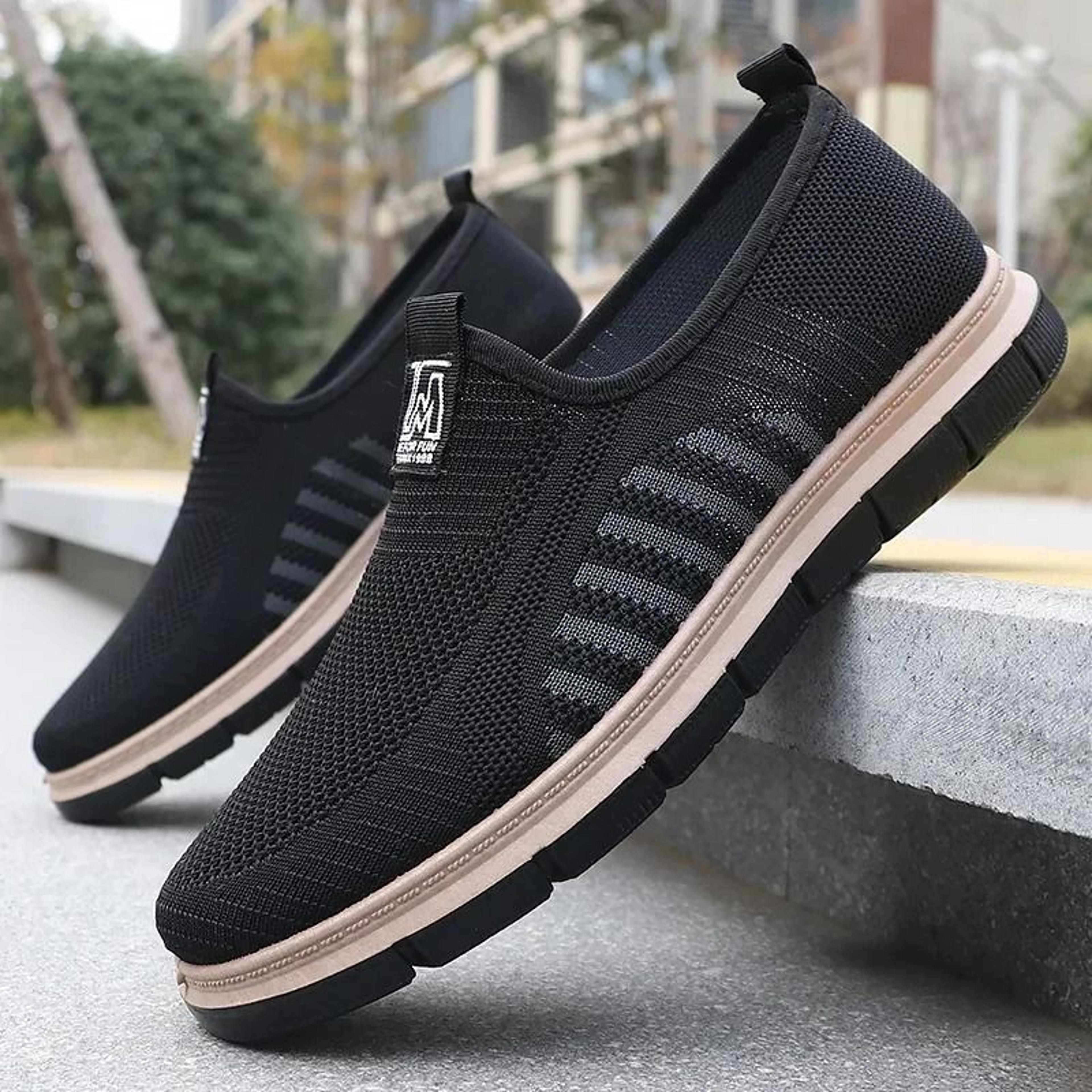 Mens Casual Sneakers Breathable Lightweight Mesh Soft Sole Antibacterial 1