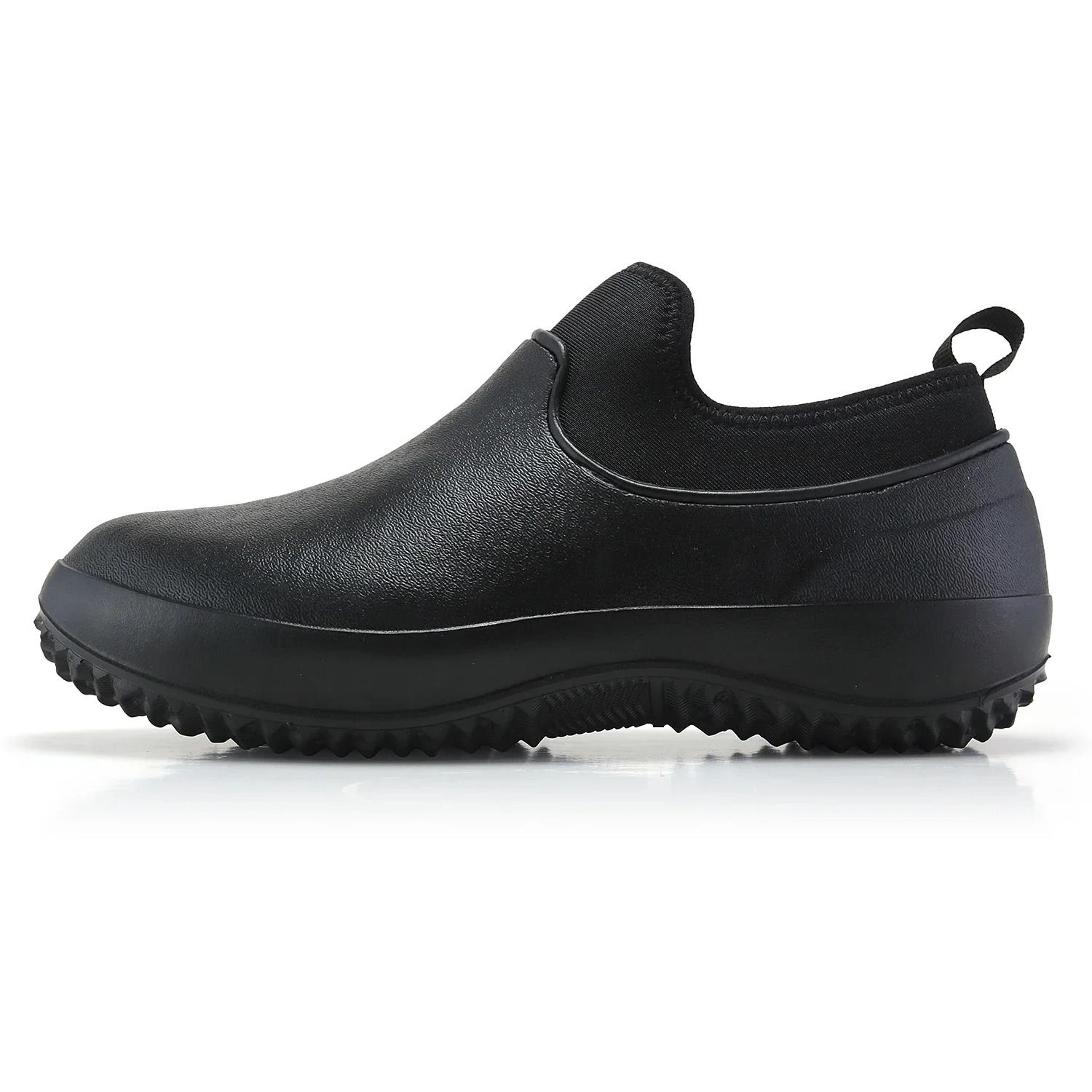 Anti Slip Rubber Rain Shoes Short Tube Waterproof Kitchen Garden Car Wash Fishing Shoes 3