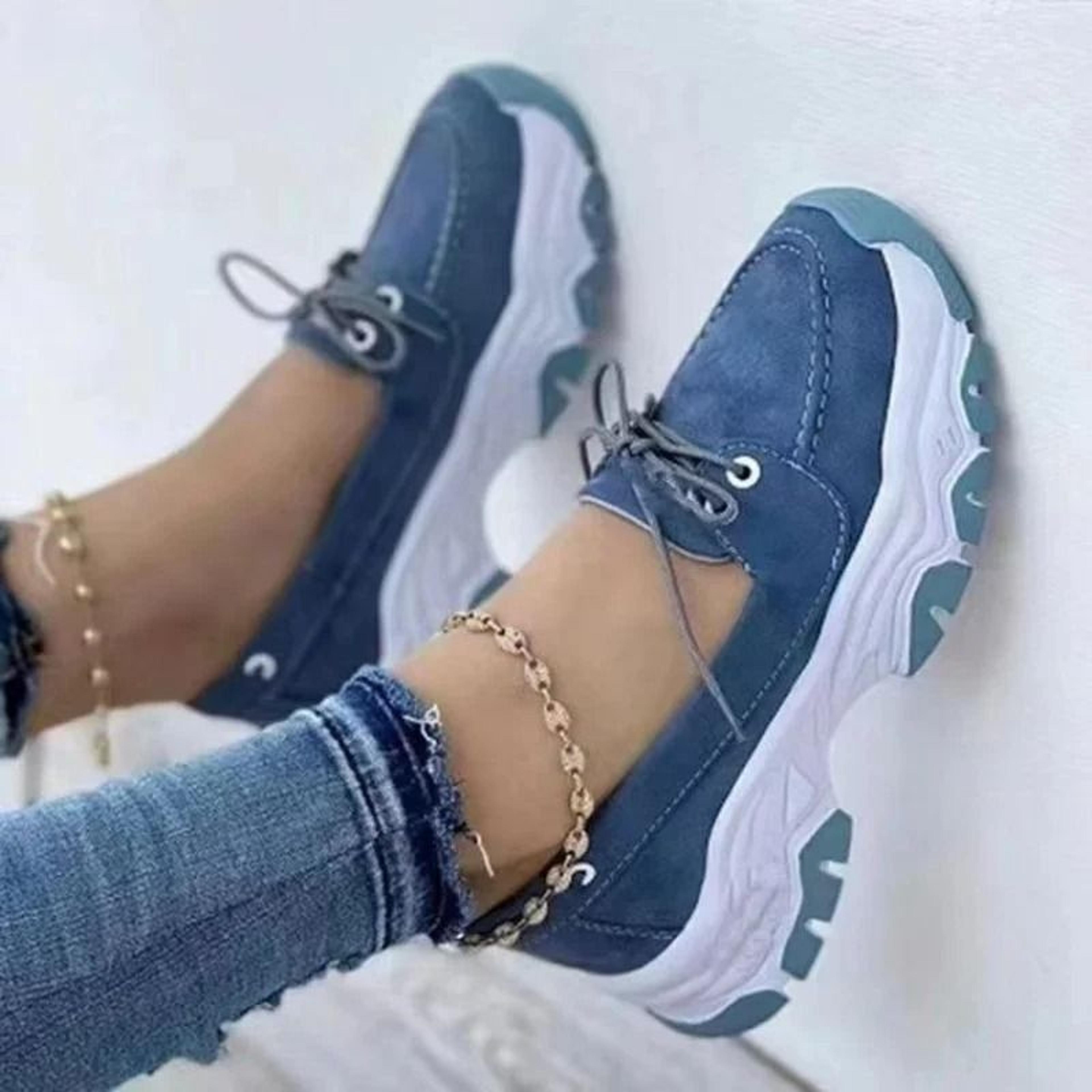 women orthopedic walking sneakers with arch support – breathable casual tennis shoes for comfort & foot pain relief