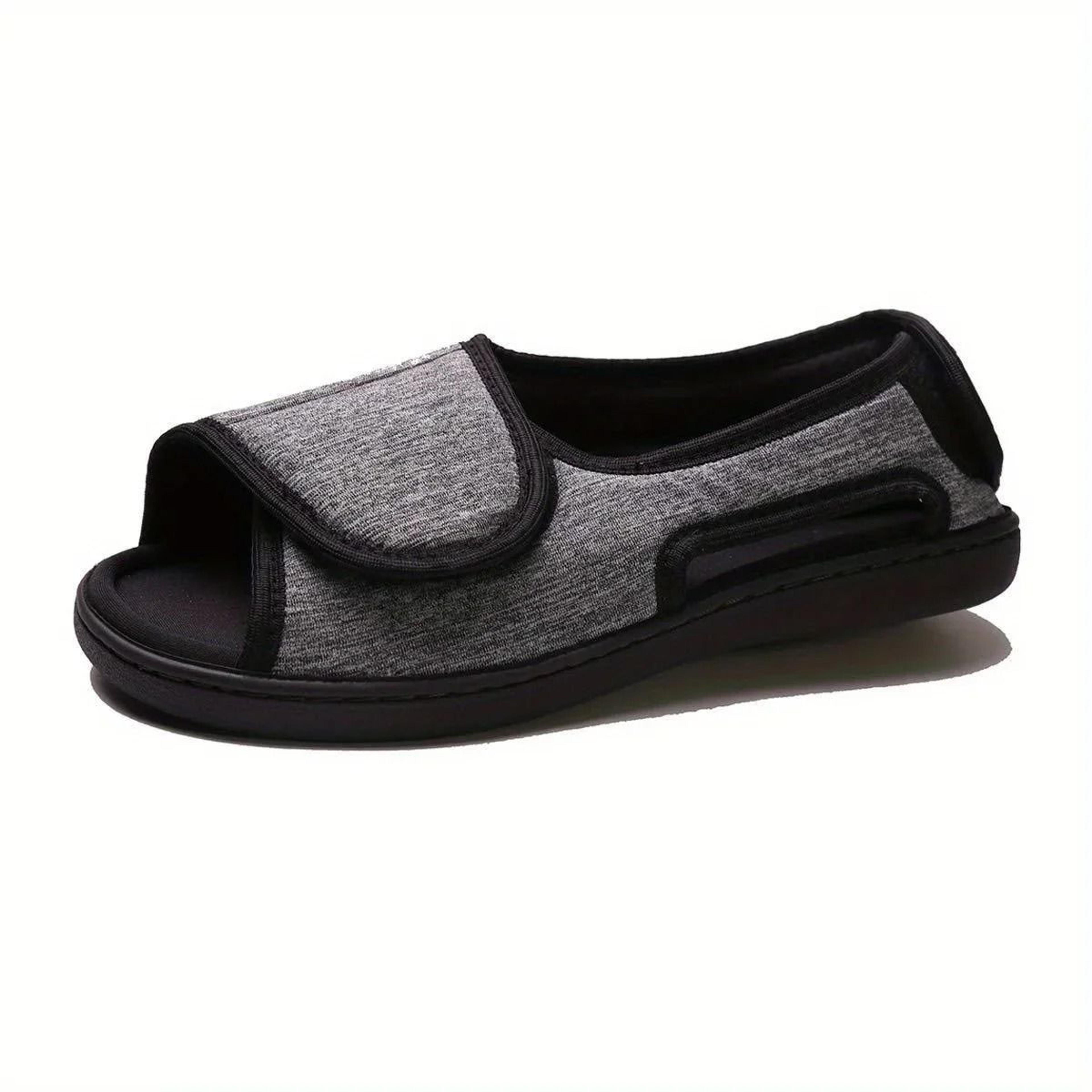 Wide Magic Tape Shoes Comfortable Slippers For Wide Swollen Feet 1