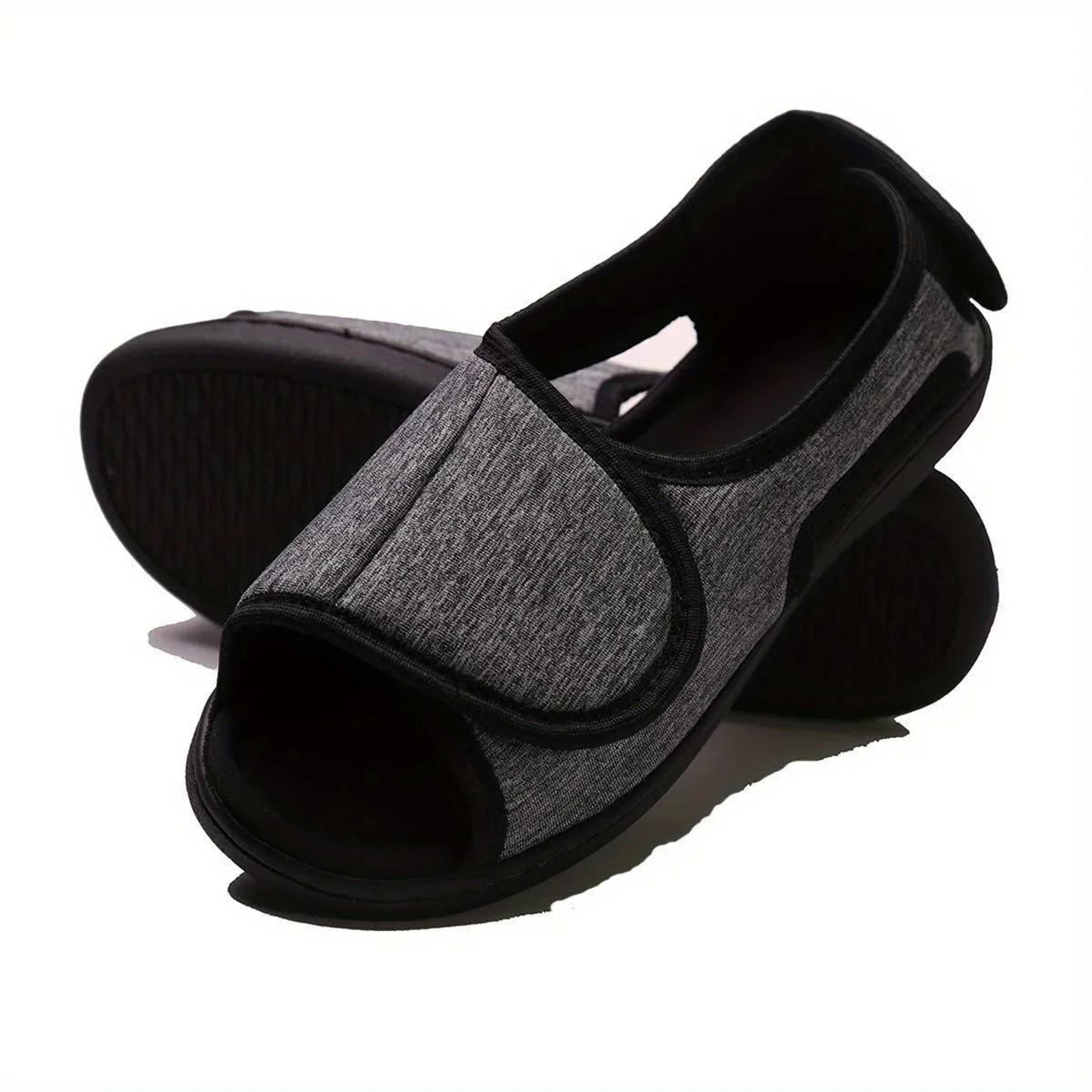 Wide Magic Tape Shoes Comfortable Slippers For Wide Swollen Feet 4