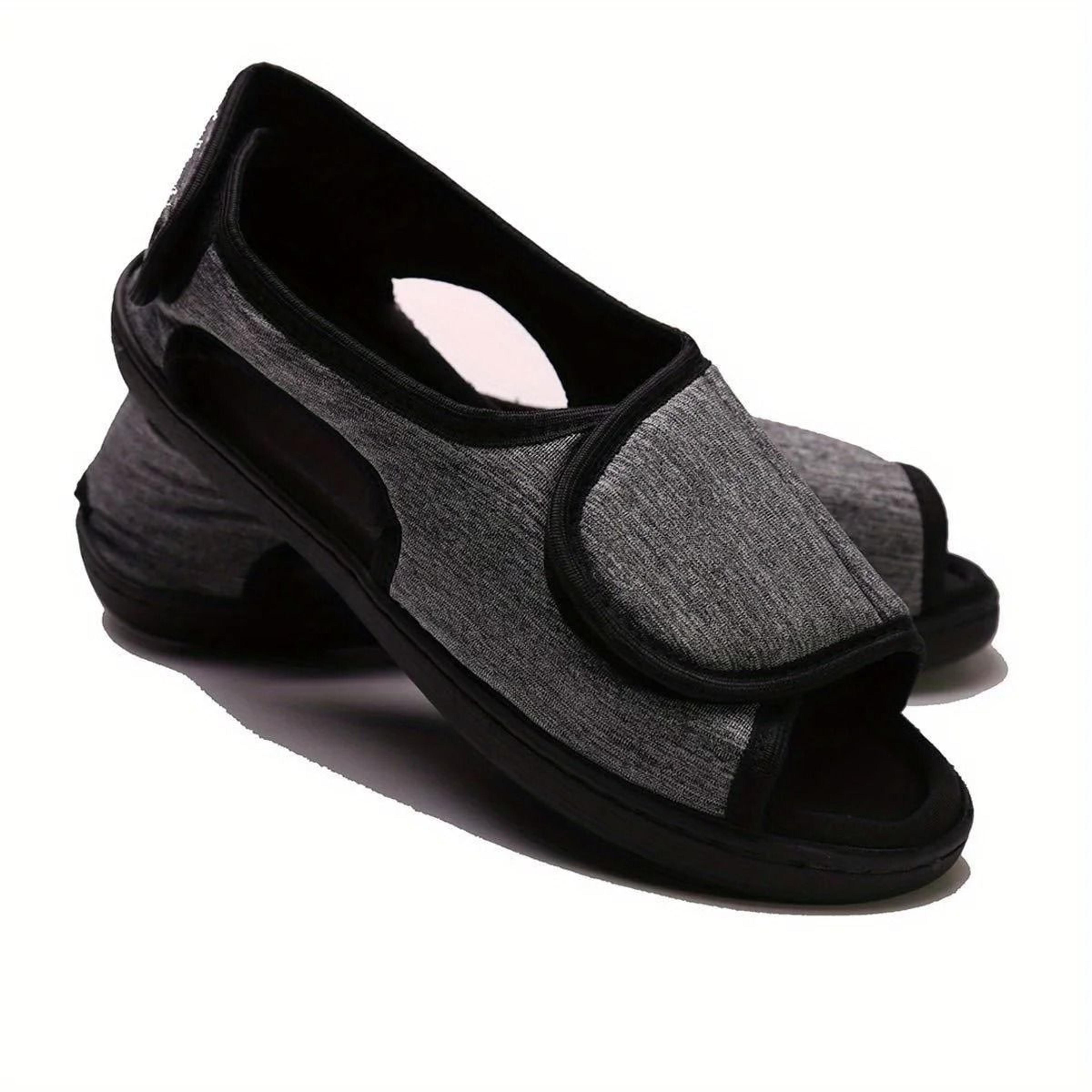 Wide Magic Tape Shoes Comfortable Slippers For Wide Swollen Feet 5