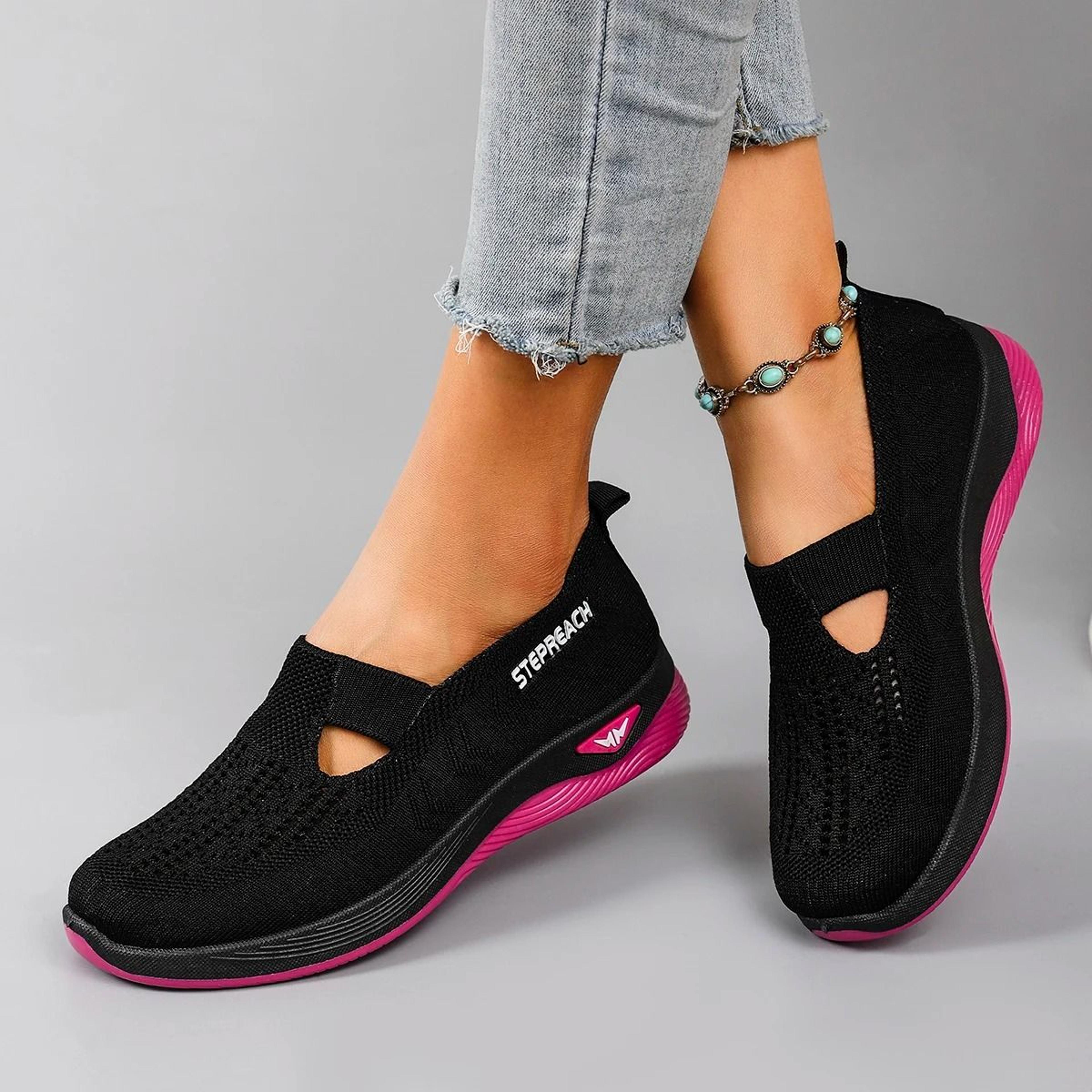 Summer Breathable Mesh Casual Flat Sneakers For Wom 0