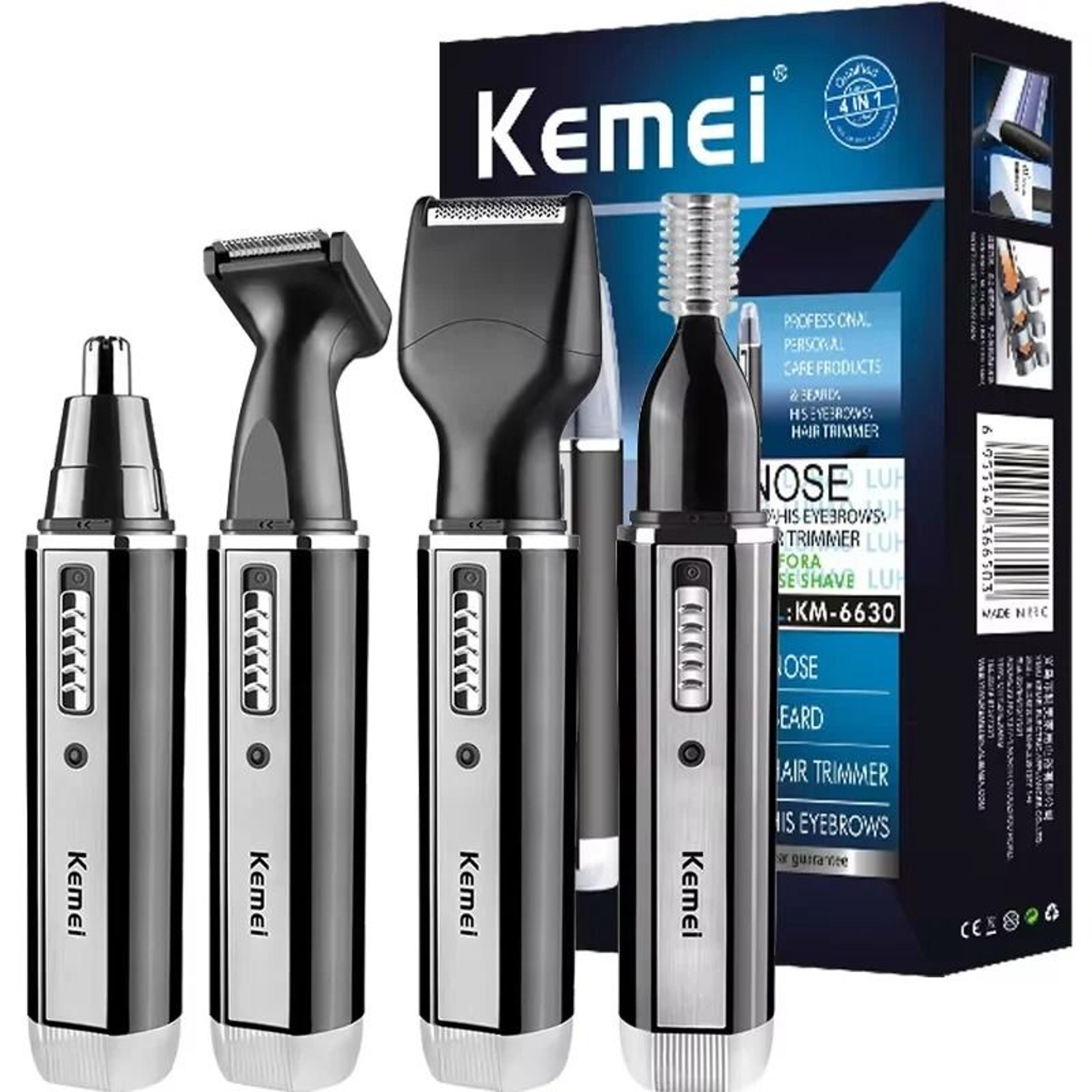 4 In 1 Rechargeable Nose Ear And Beard Hair Trimmer For Men 0