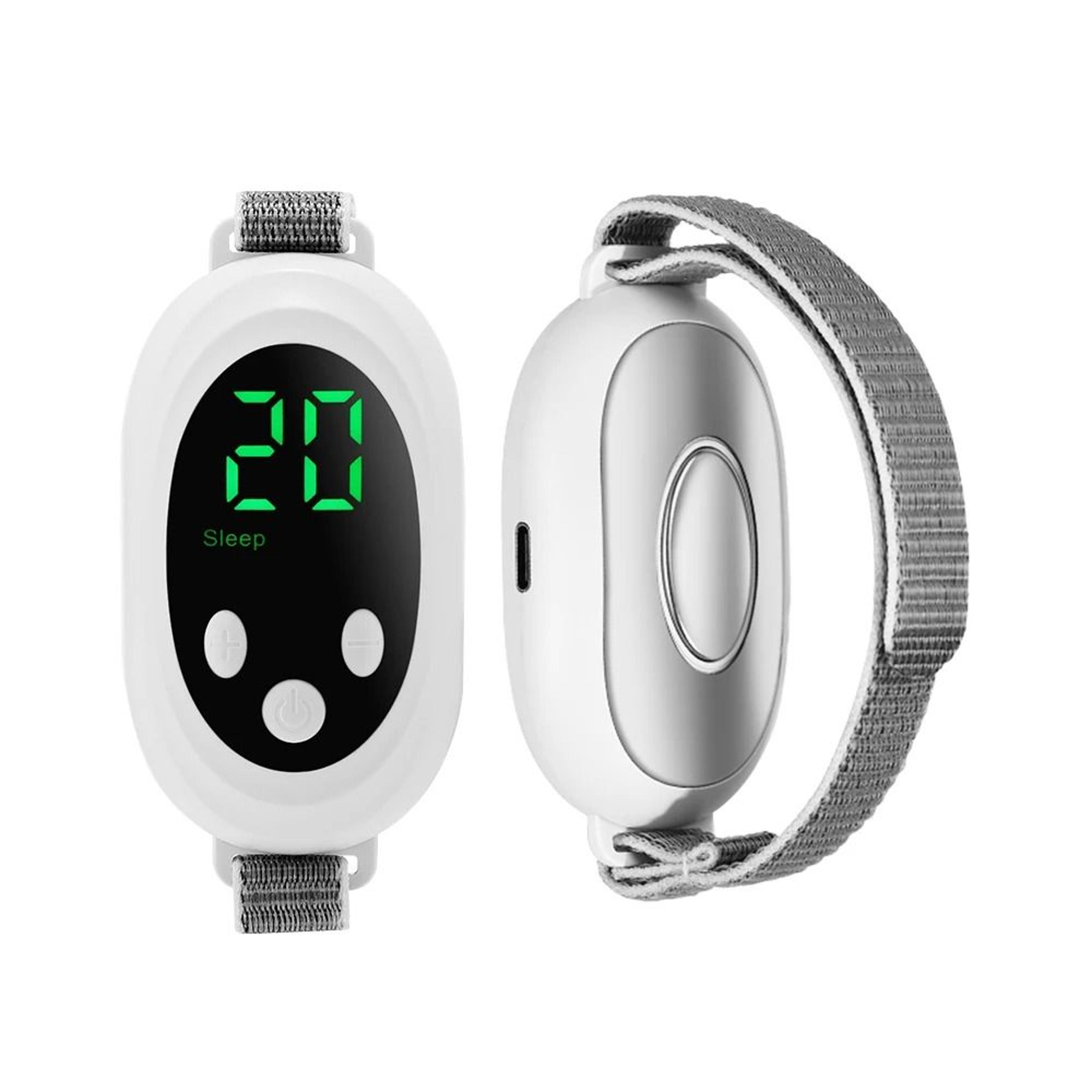 handheld ems sleep aid device with 20 levels microcurrent pulse for relaxation and insomnia relief