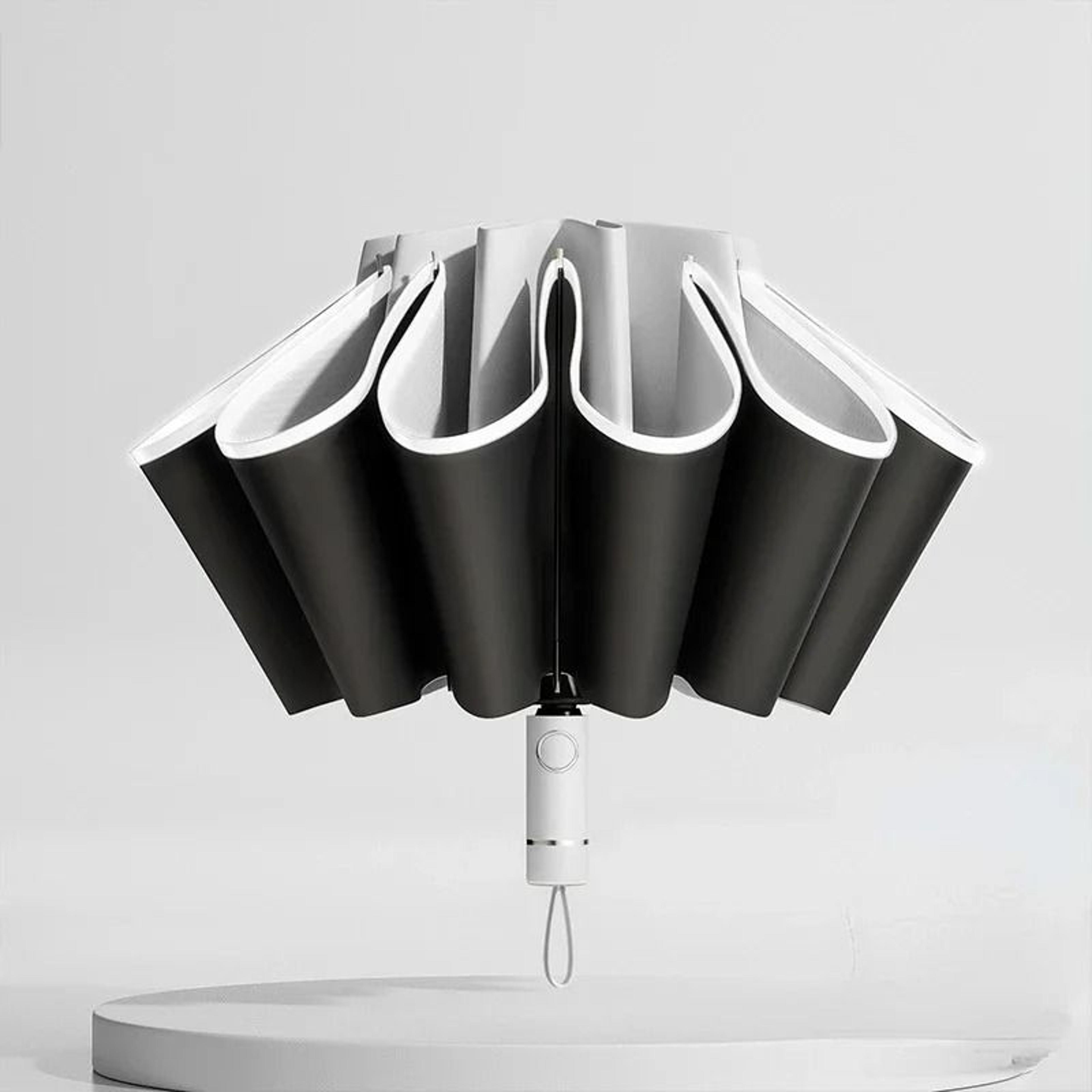 Automatic Reverse Folding Umbrella With Windproof And UV Protection 13