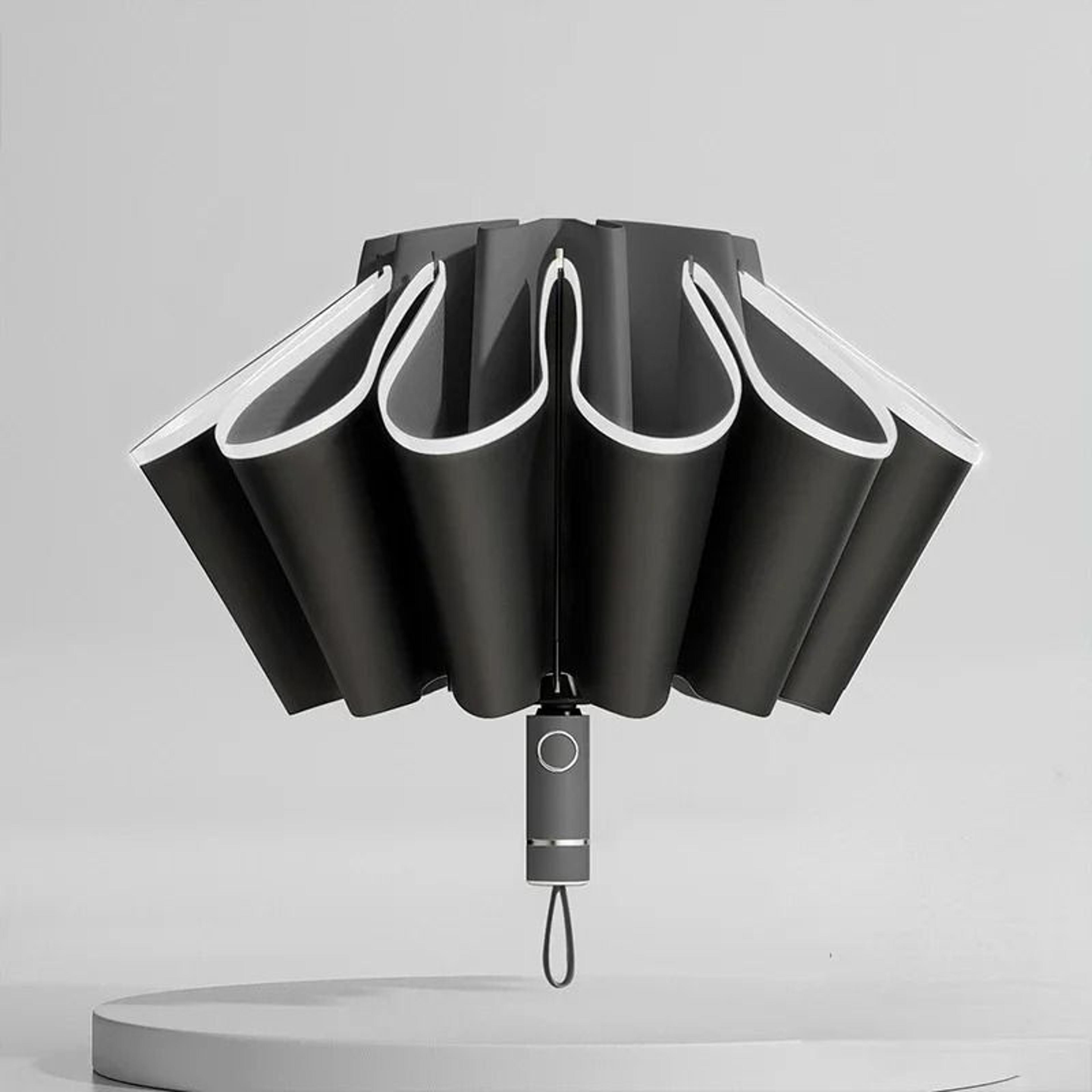 Automatic Reverse Folding Umbrella With Windproof And UV Protection 7