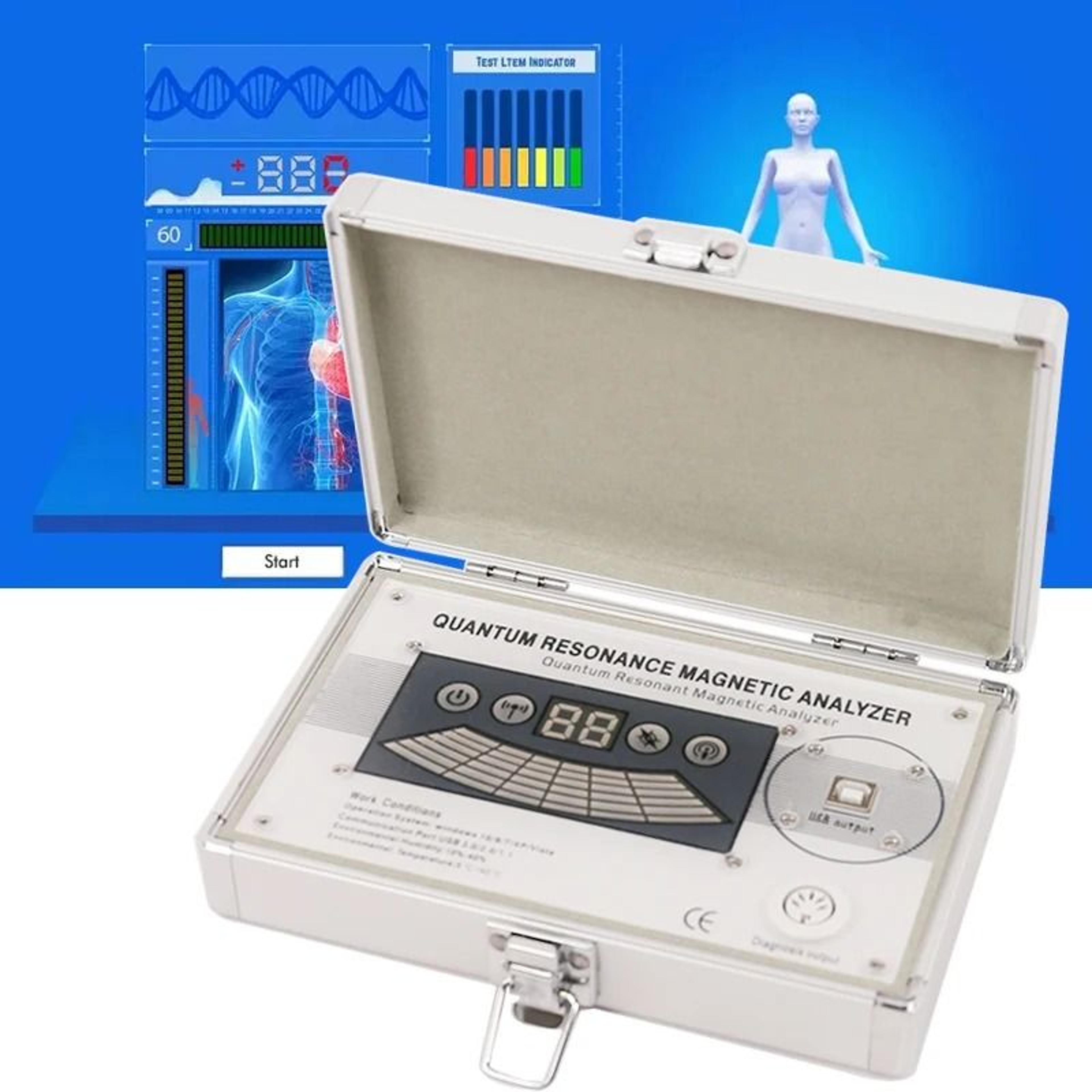 portable quantum magnetic body health analyzer with 54 reports