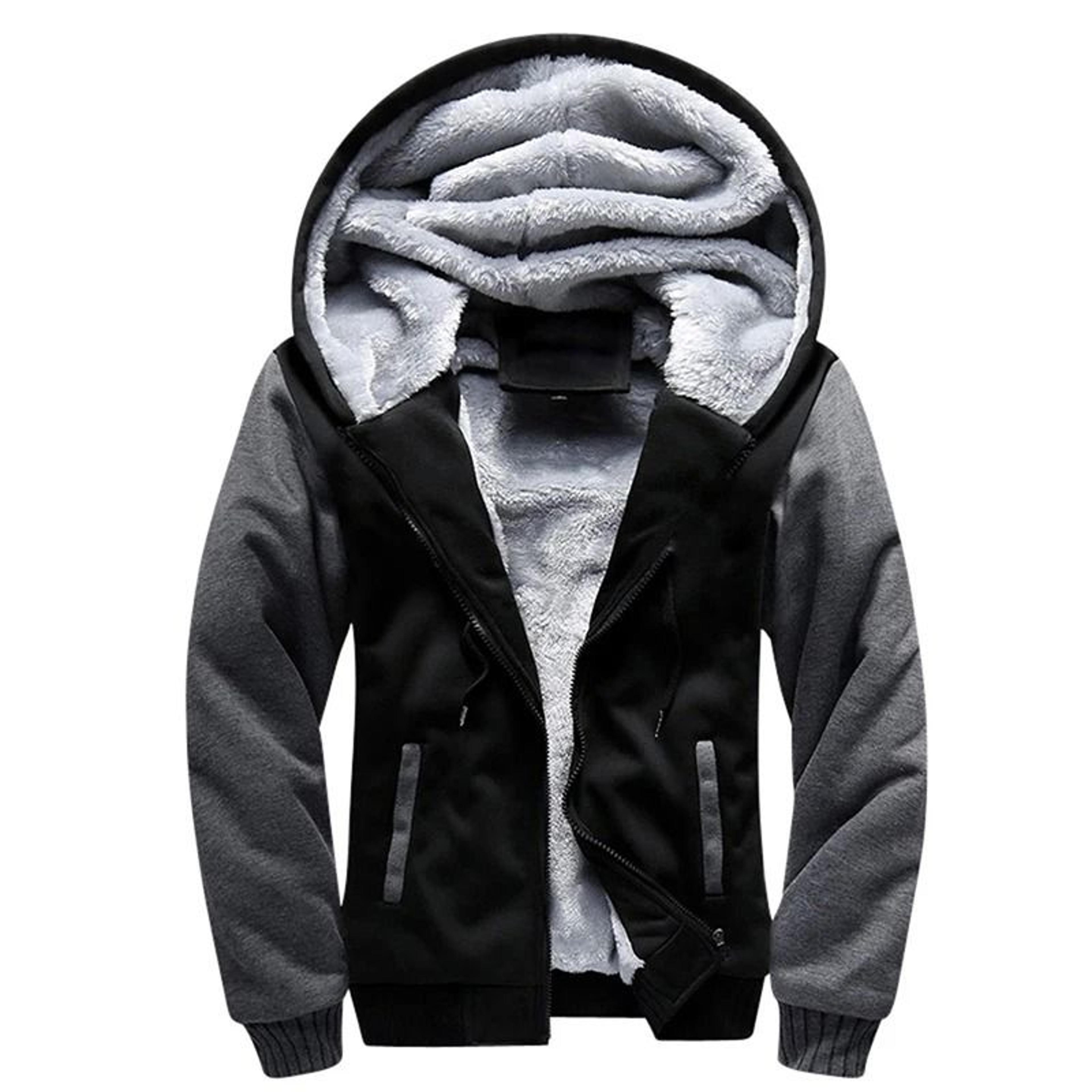 Mens Camouflage Winter Jacket With Fleece Lining And Hood 2