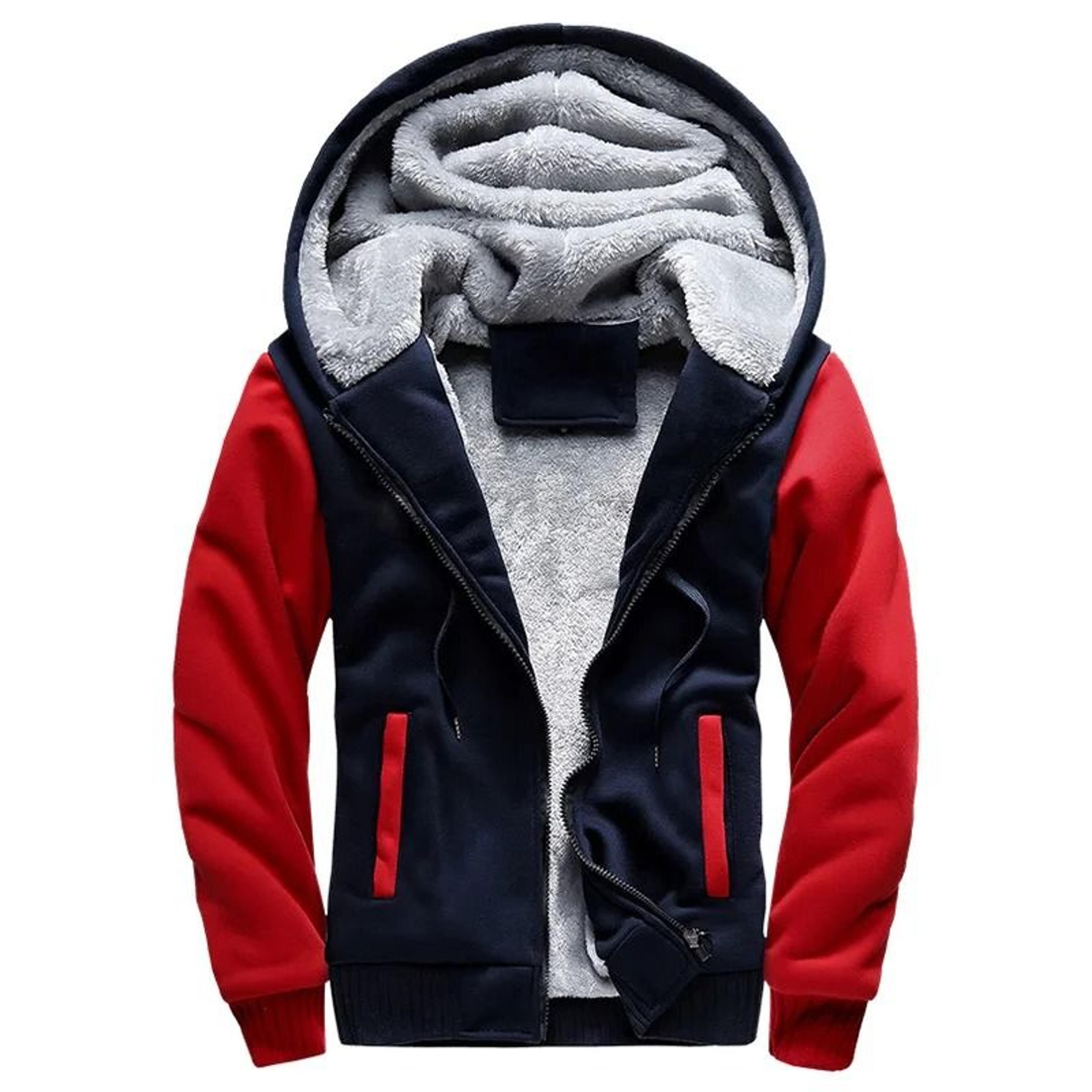 Mens Camouflage Winter Jacket With Fleece Lining And Hood 4