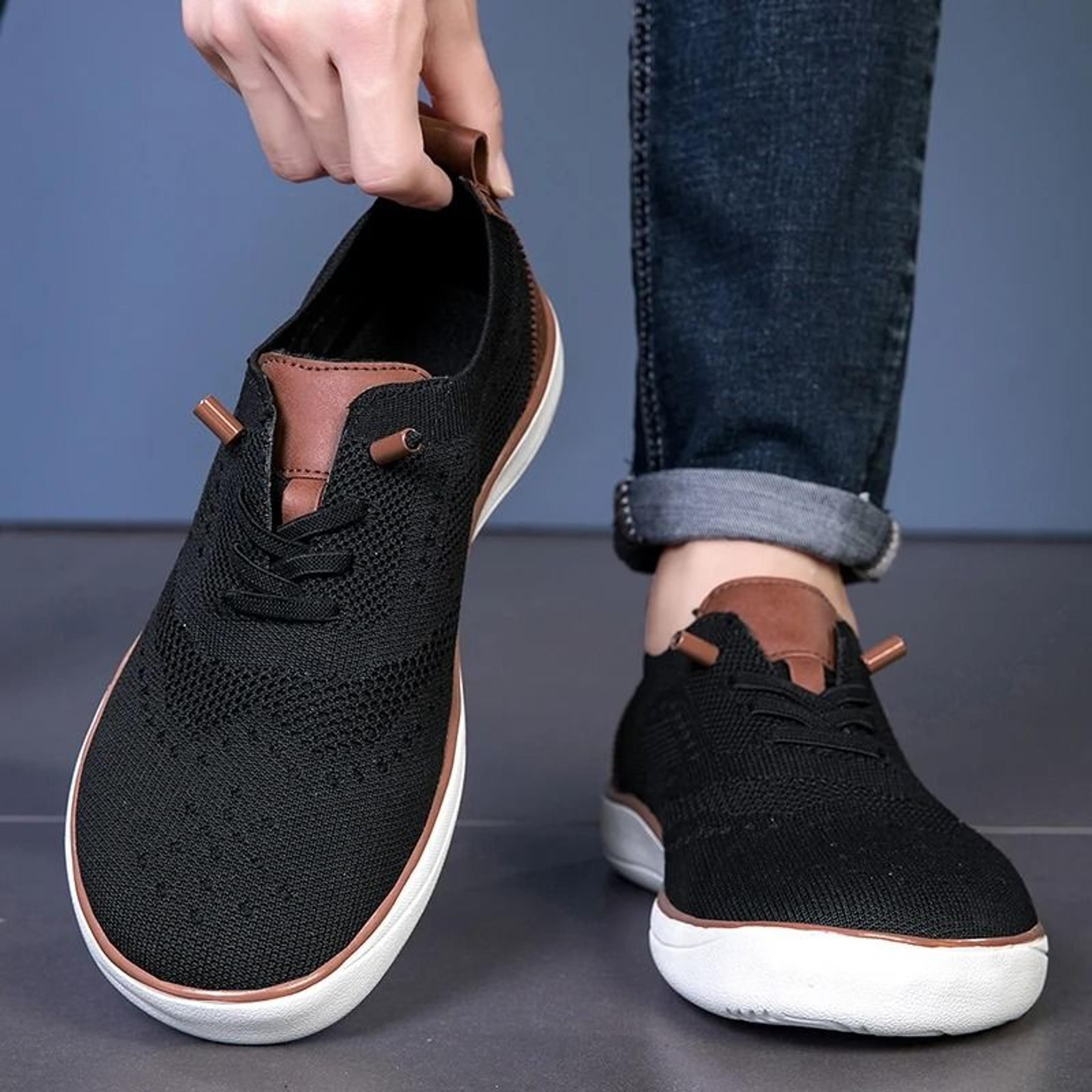 Mens Wide Casual Walking Shoes Soft Lightweight Comfort Fit 5