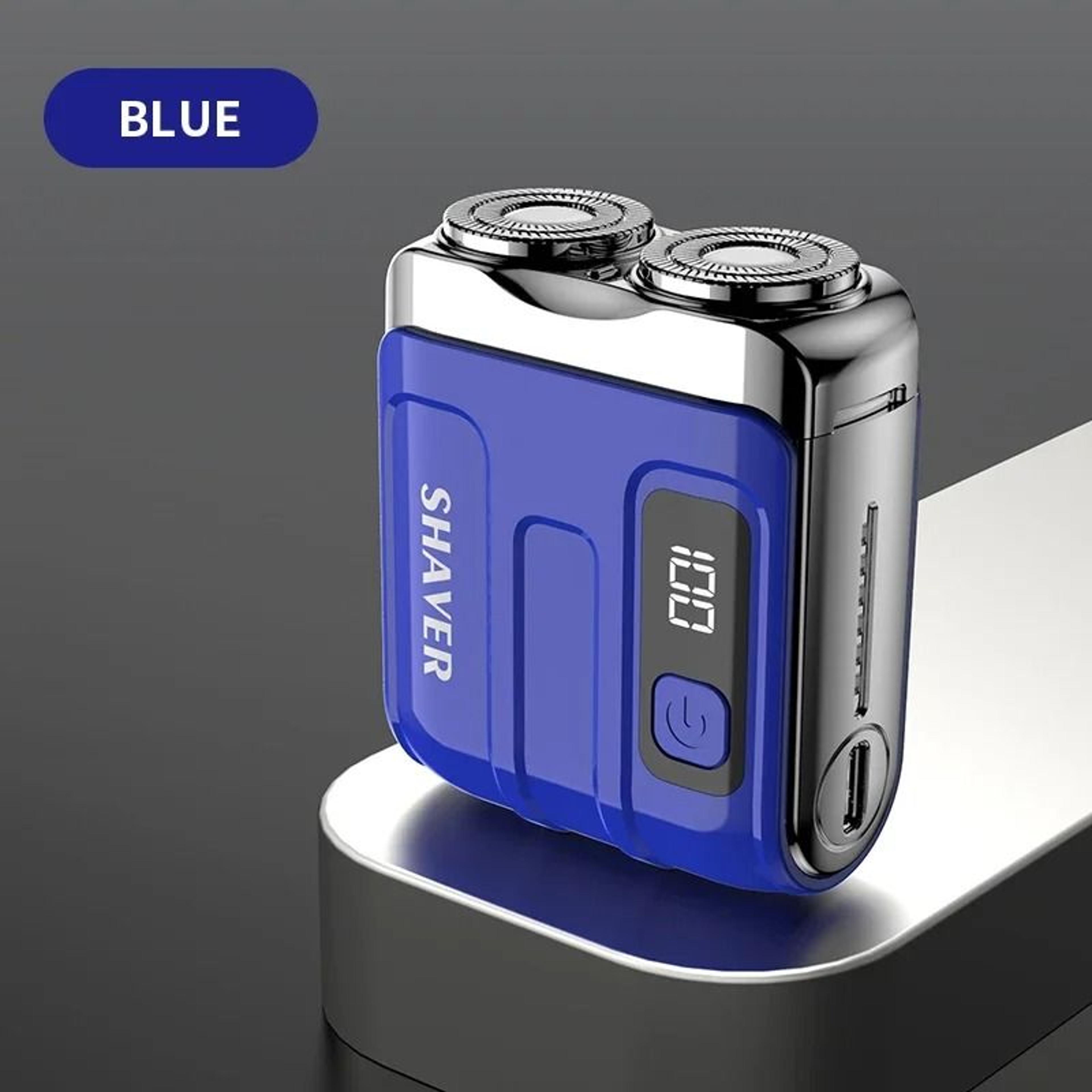 Mini Travel Electric Shaver Rechargeable Rotary Razor For Men 11