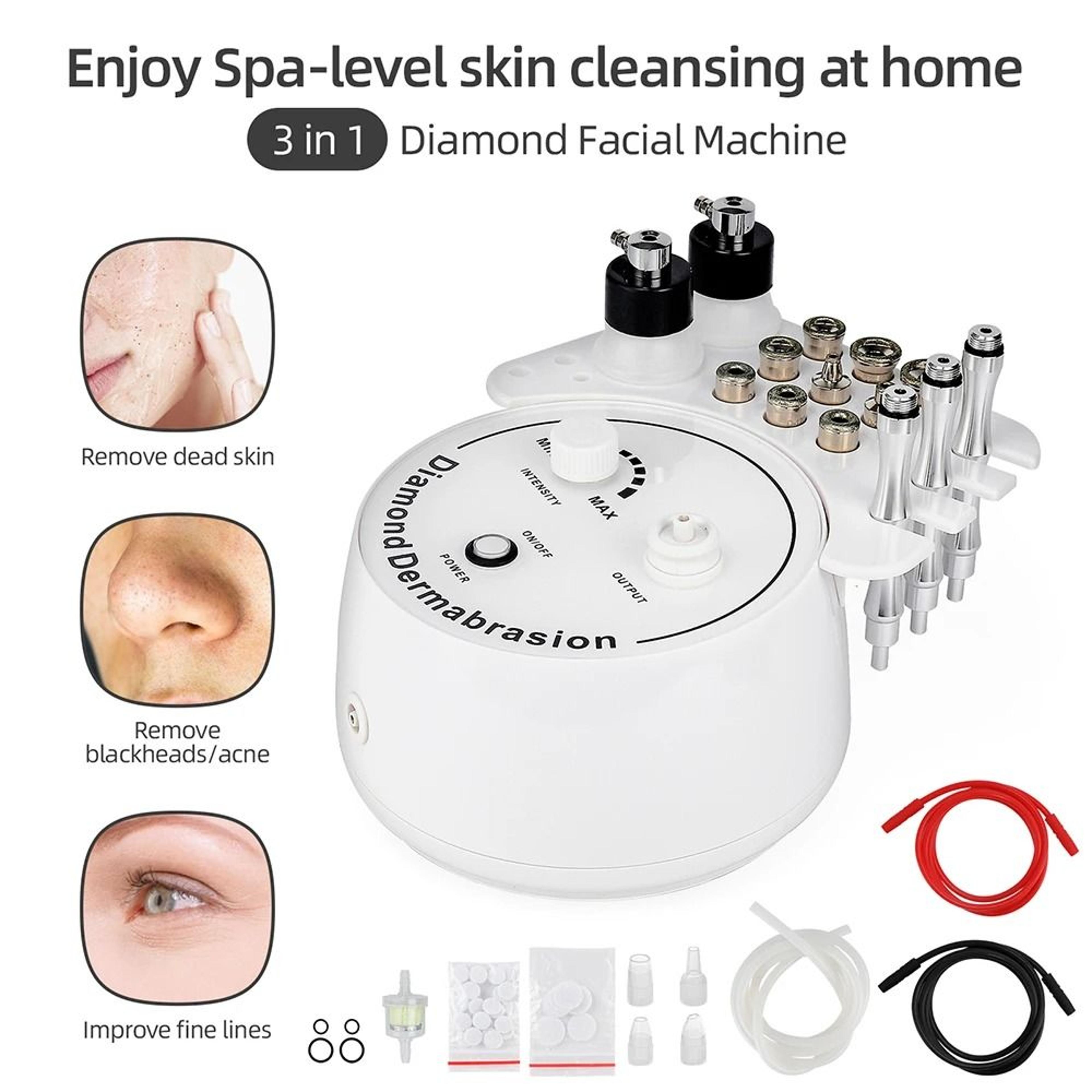 Professional Diamond Microdermabrasion Machine With Water Spray For Deep Facial Cleansing 2