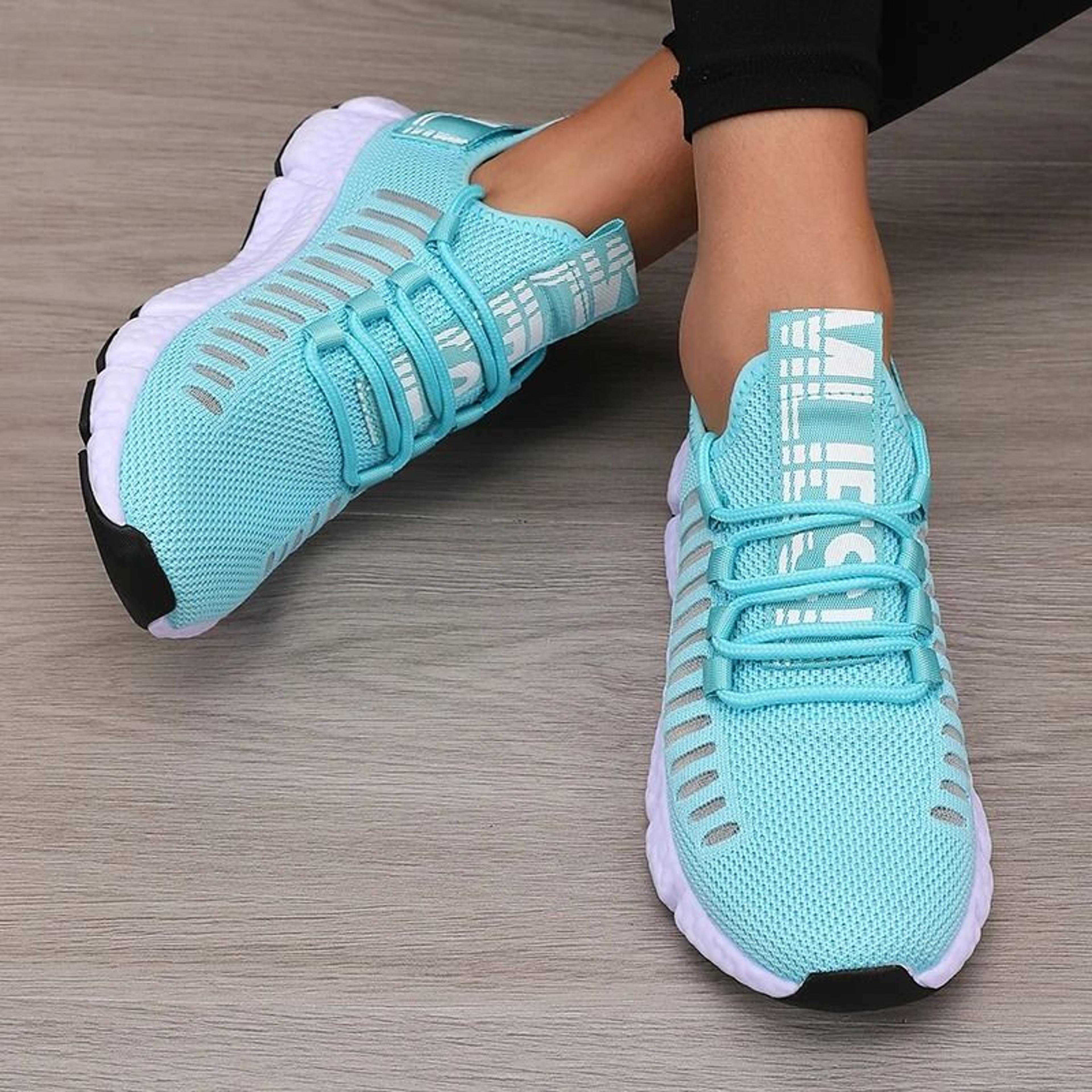 Women Platform Sports Shoes Breathable Outdoor Walking Sneakers 9