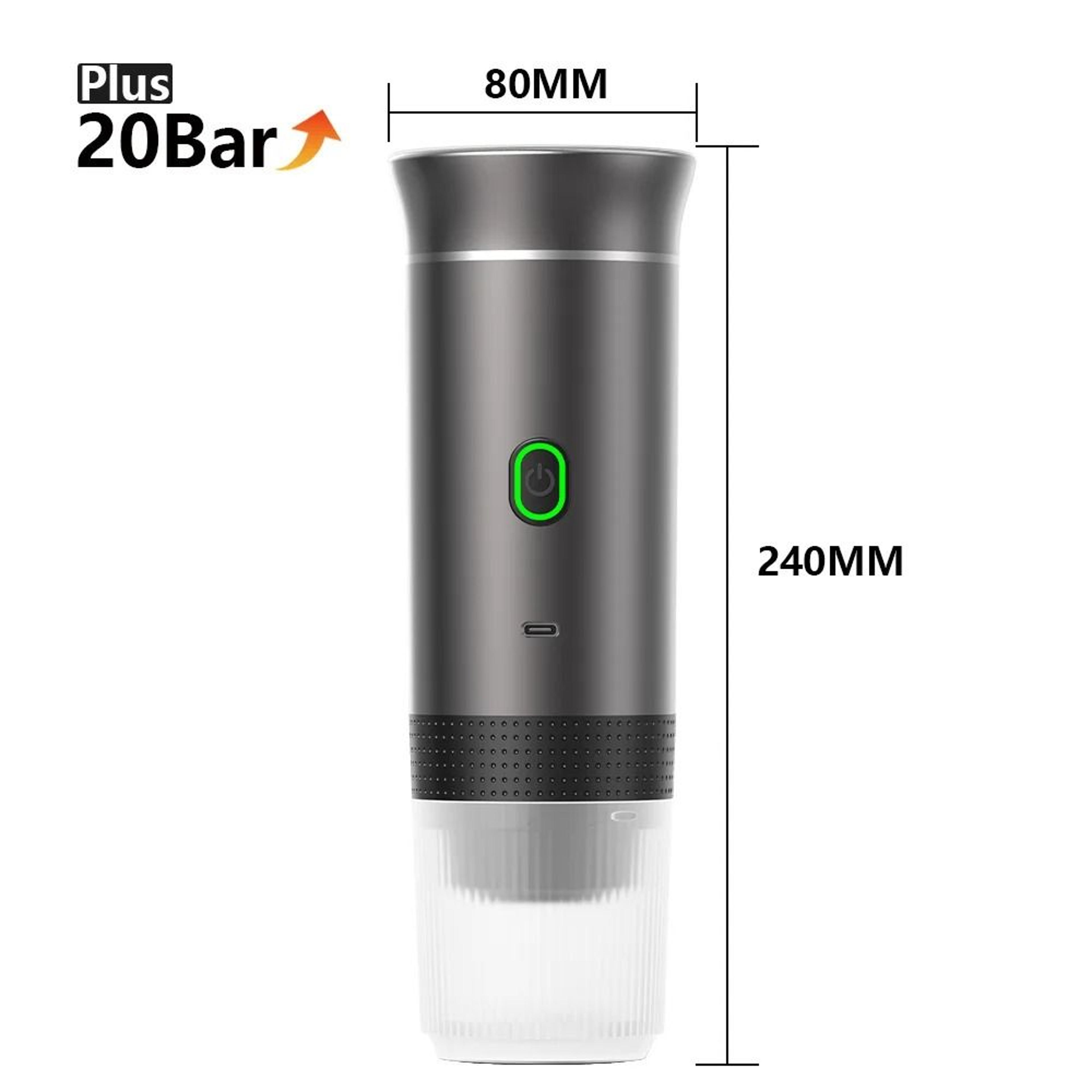 Wireless Portable Espresso Coffee Maker 3 In 1 Capsule And Ground Coffee Travel Machine 8