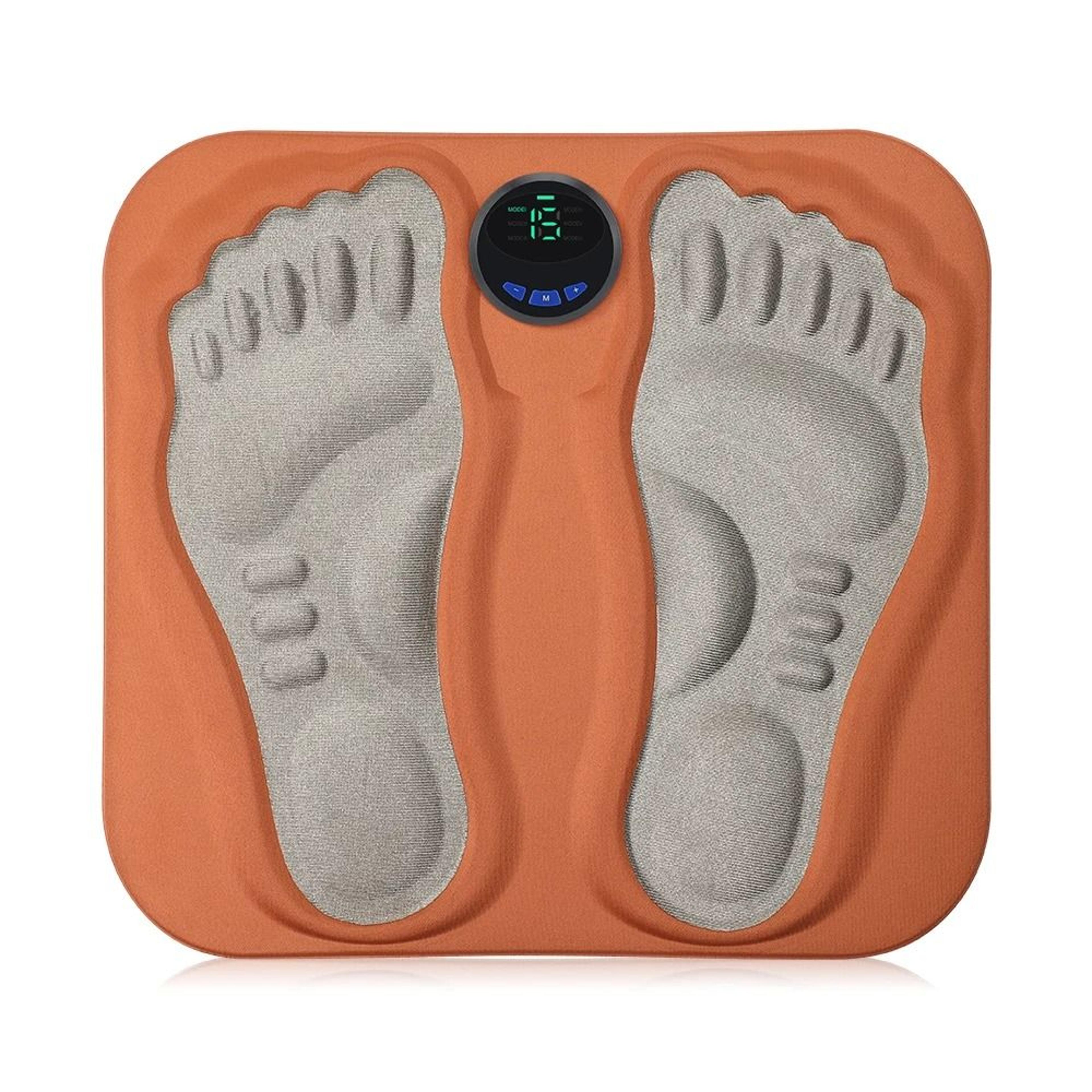 3d smart foot massage pad rechargeable ems circulation and relaxation mat
